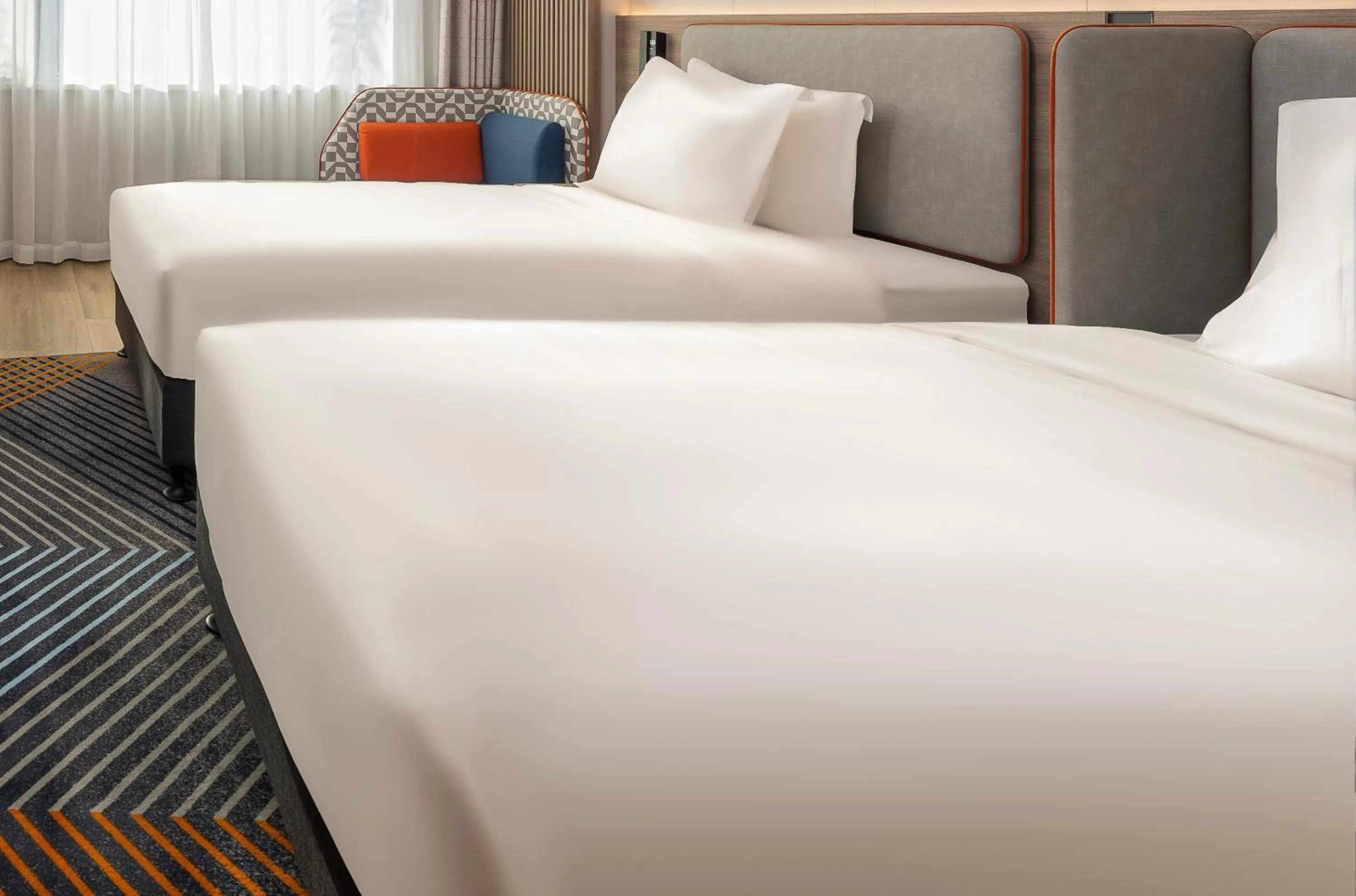Bed in Holiday Inn Express Yuhuan Wetland Park by IHG