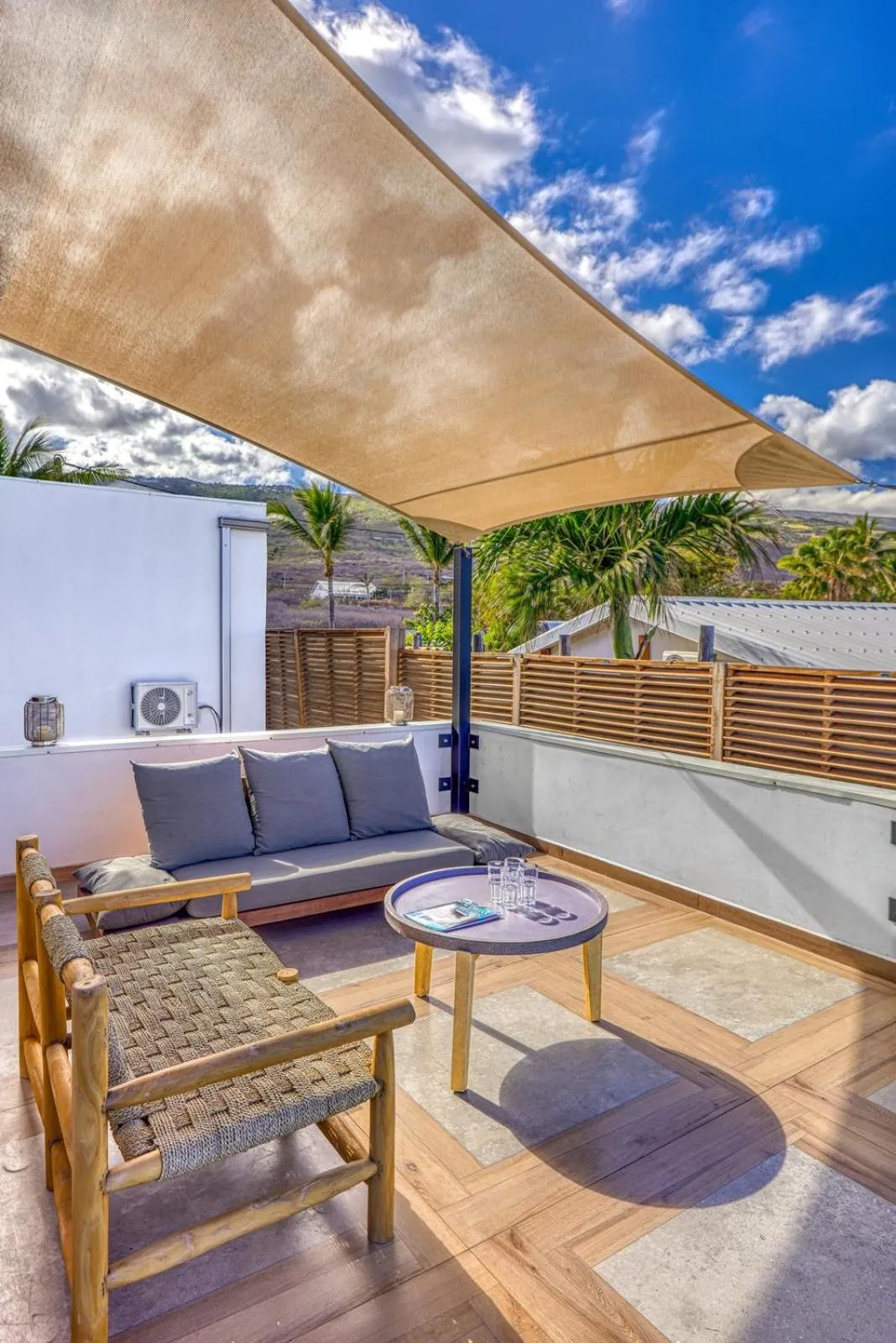 Patio in Le Moma by the ocean