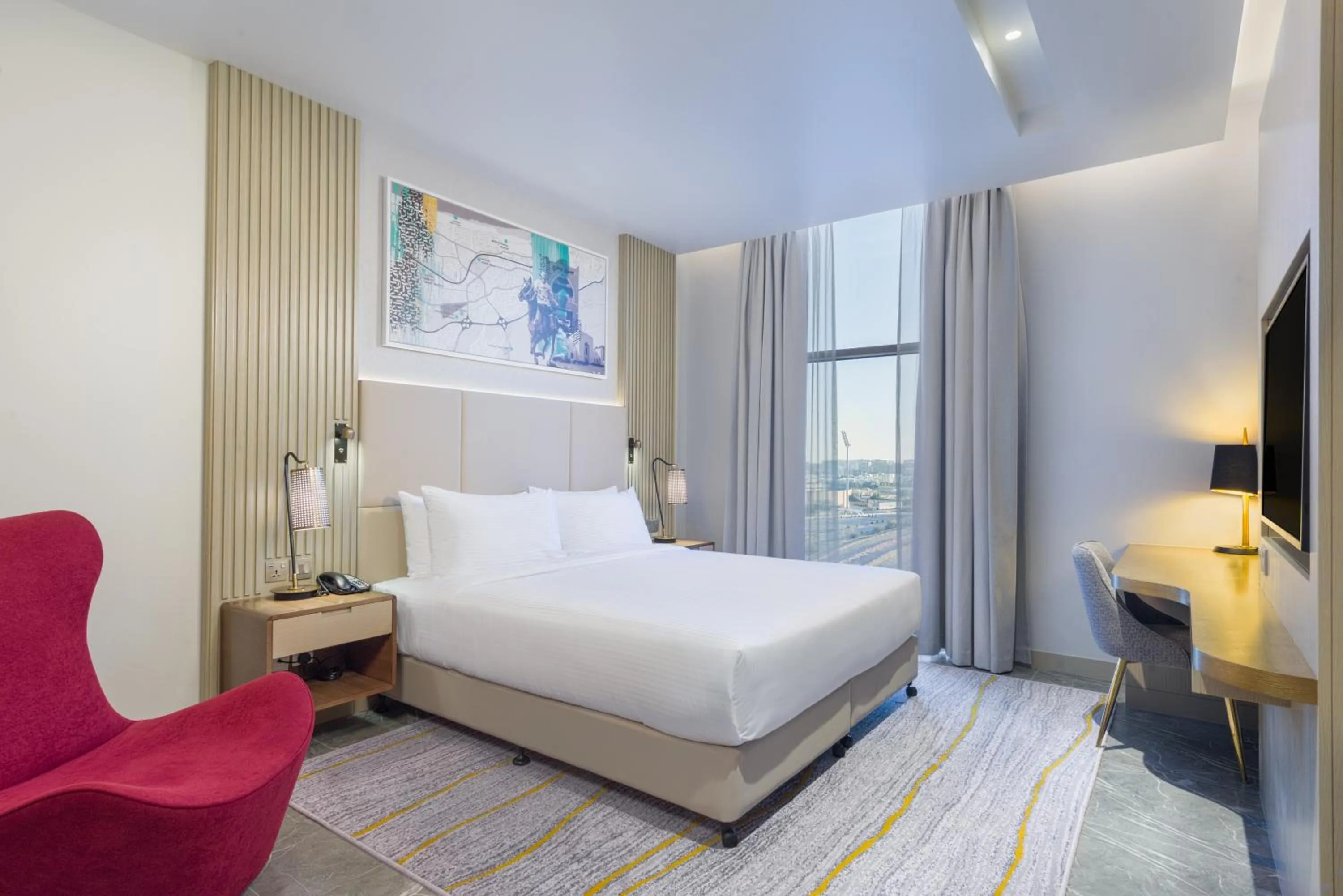 Bed in IntercityHotel Bawshar Muscat