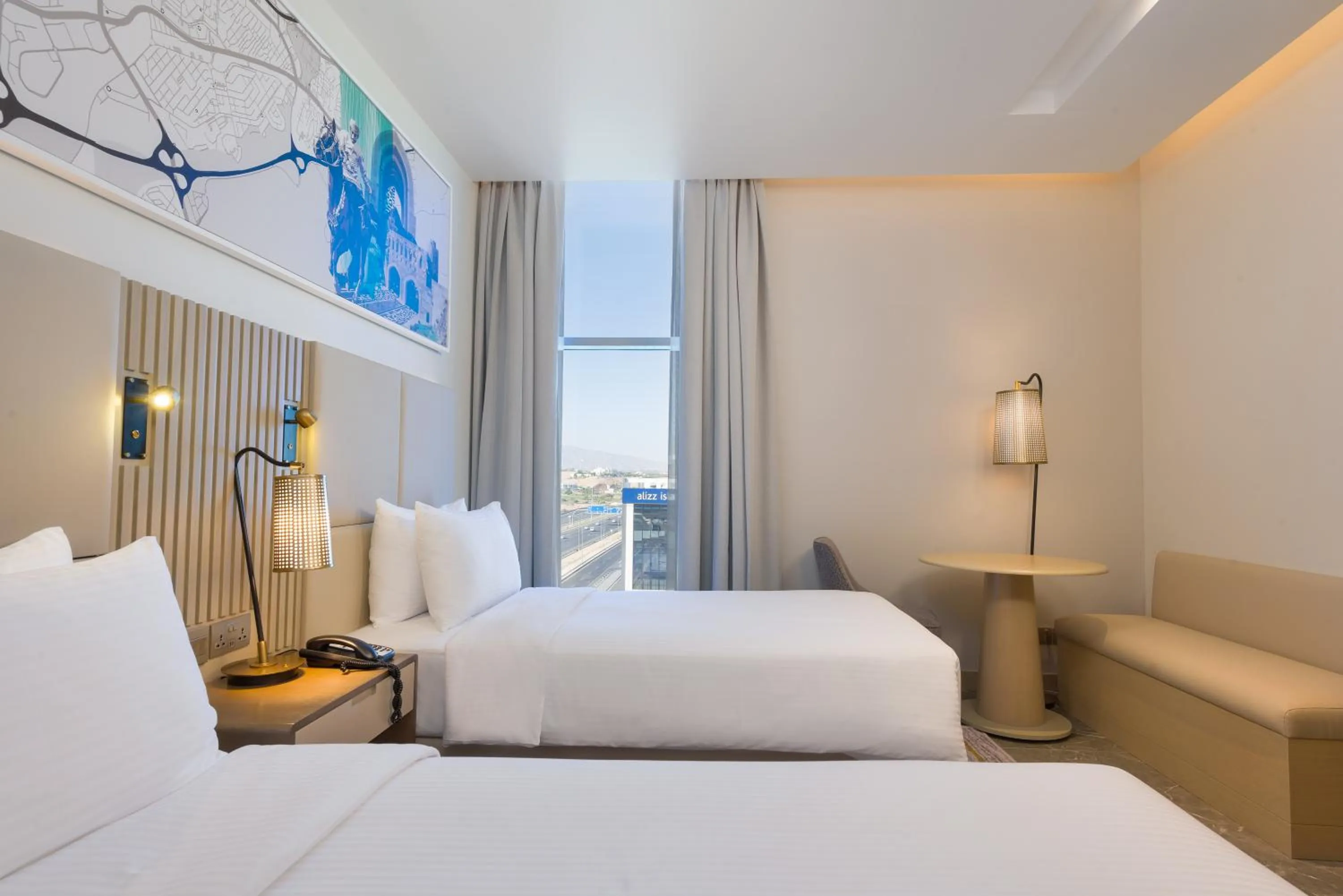 Bed in IntercityHotel Bawshar Muscat