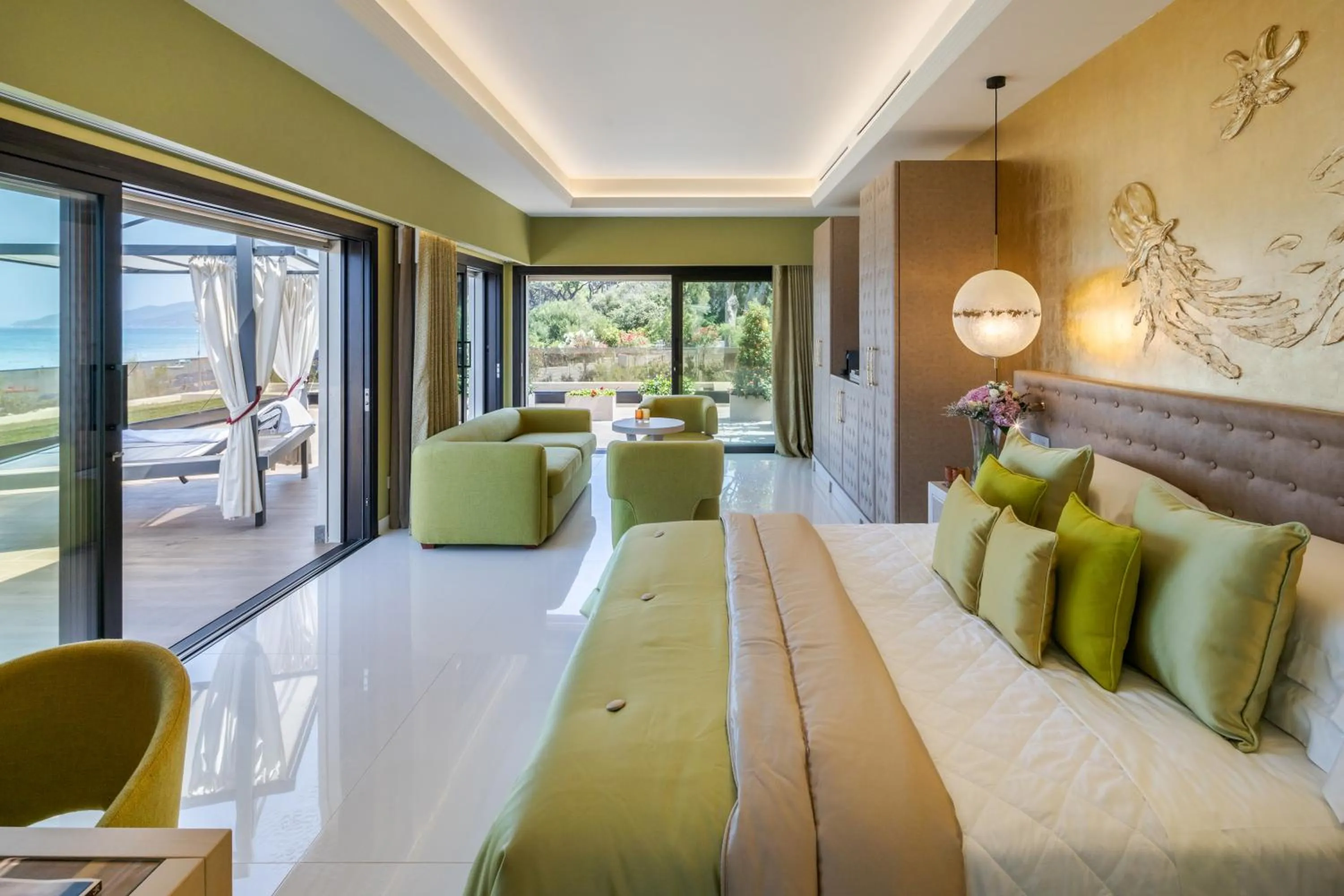 Seating area in Cala Beach Resort