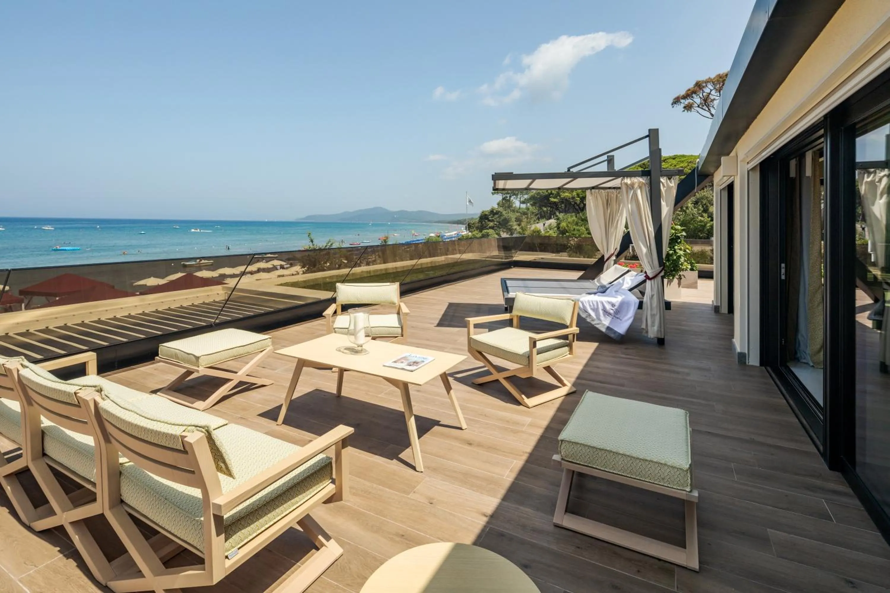Patio in Cala Beach Resort