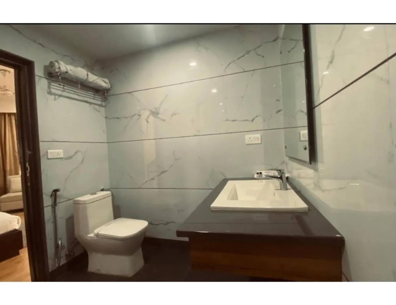 Toilet in AMR Hotel, Katra