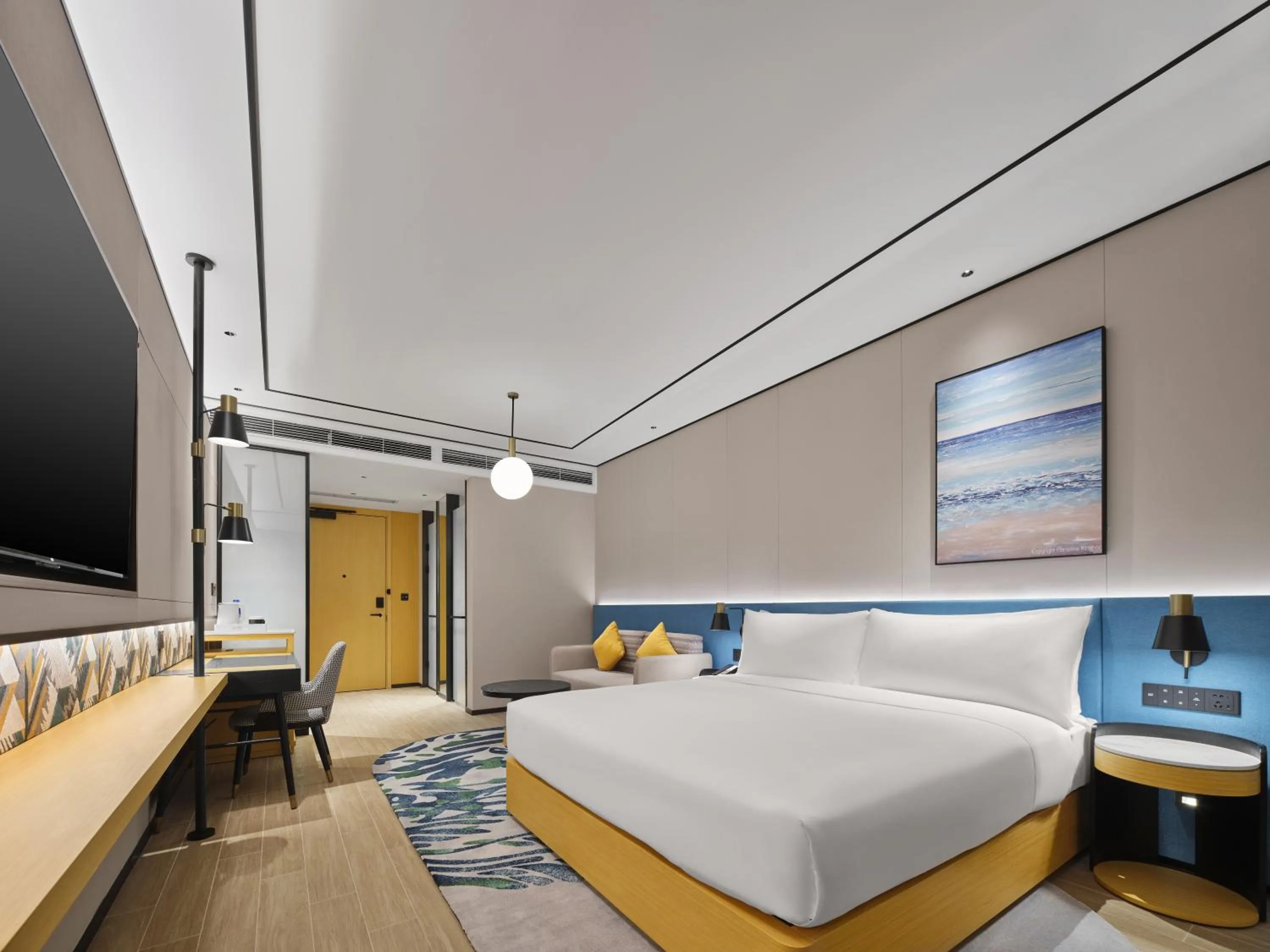 Bed in Hilton Garden Inn Kunming Dianchi