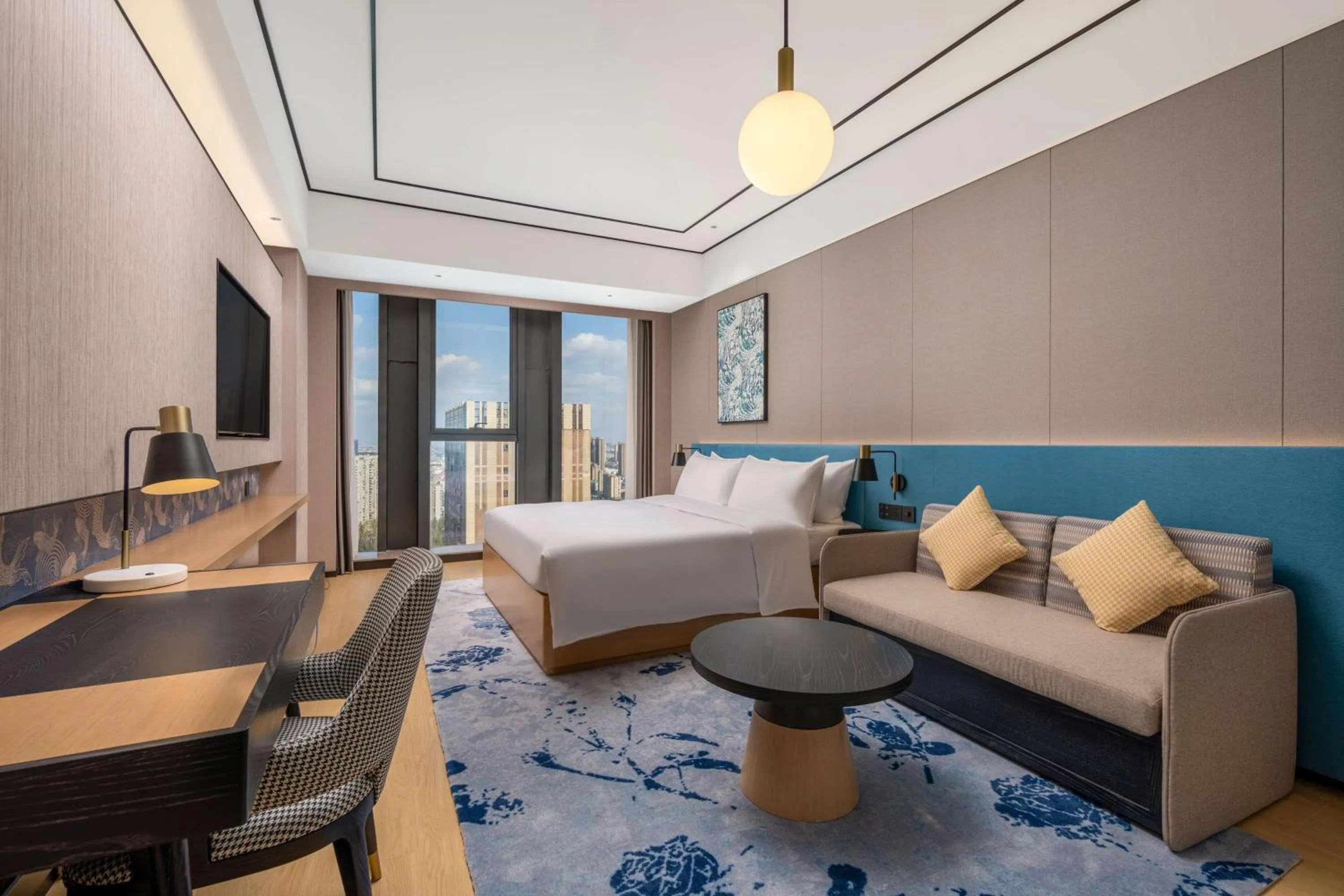 Bed in Hilton Garden Inn Nantong Haohe Scenic Area