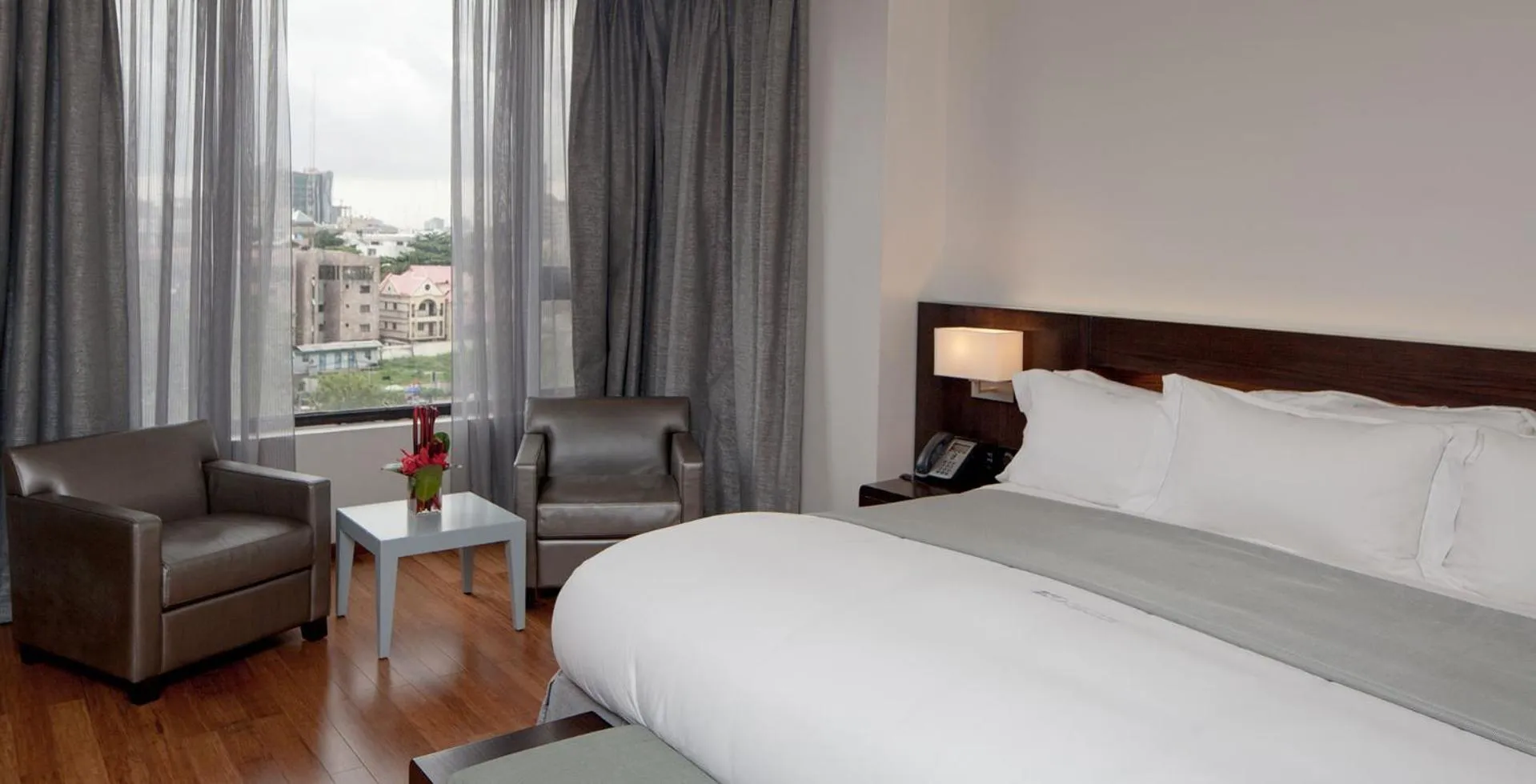 Bed in Eko Hotel Signature