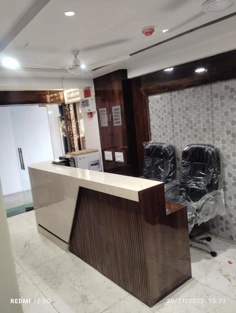 Lobby or reception in Hotel Mahaveer