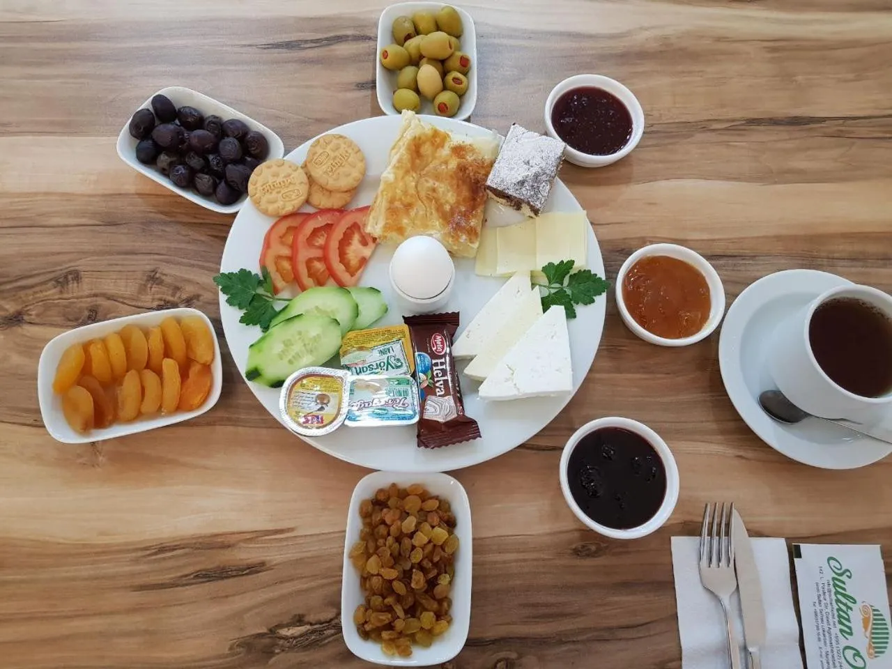 Continental breakfast in Sultan Hotel Tbilisi