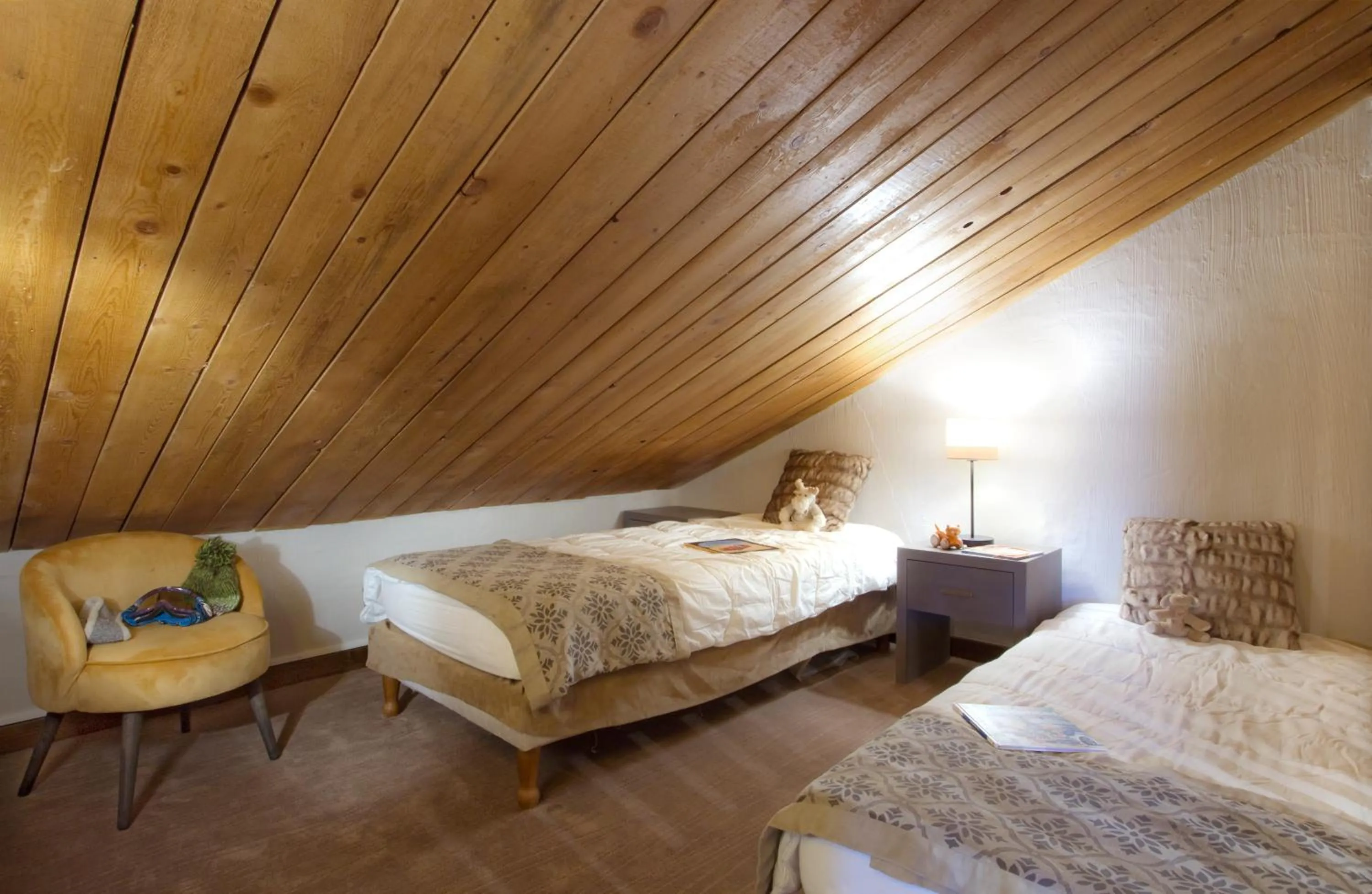 Bed in Odalys Hotel New Solarium