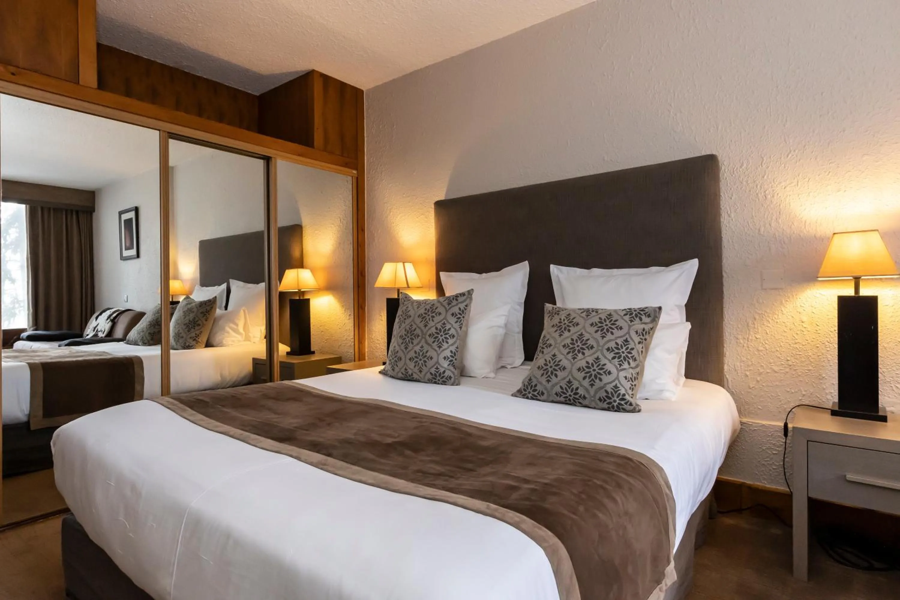 Bed in Odalys Hotel New Solarium