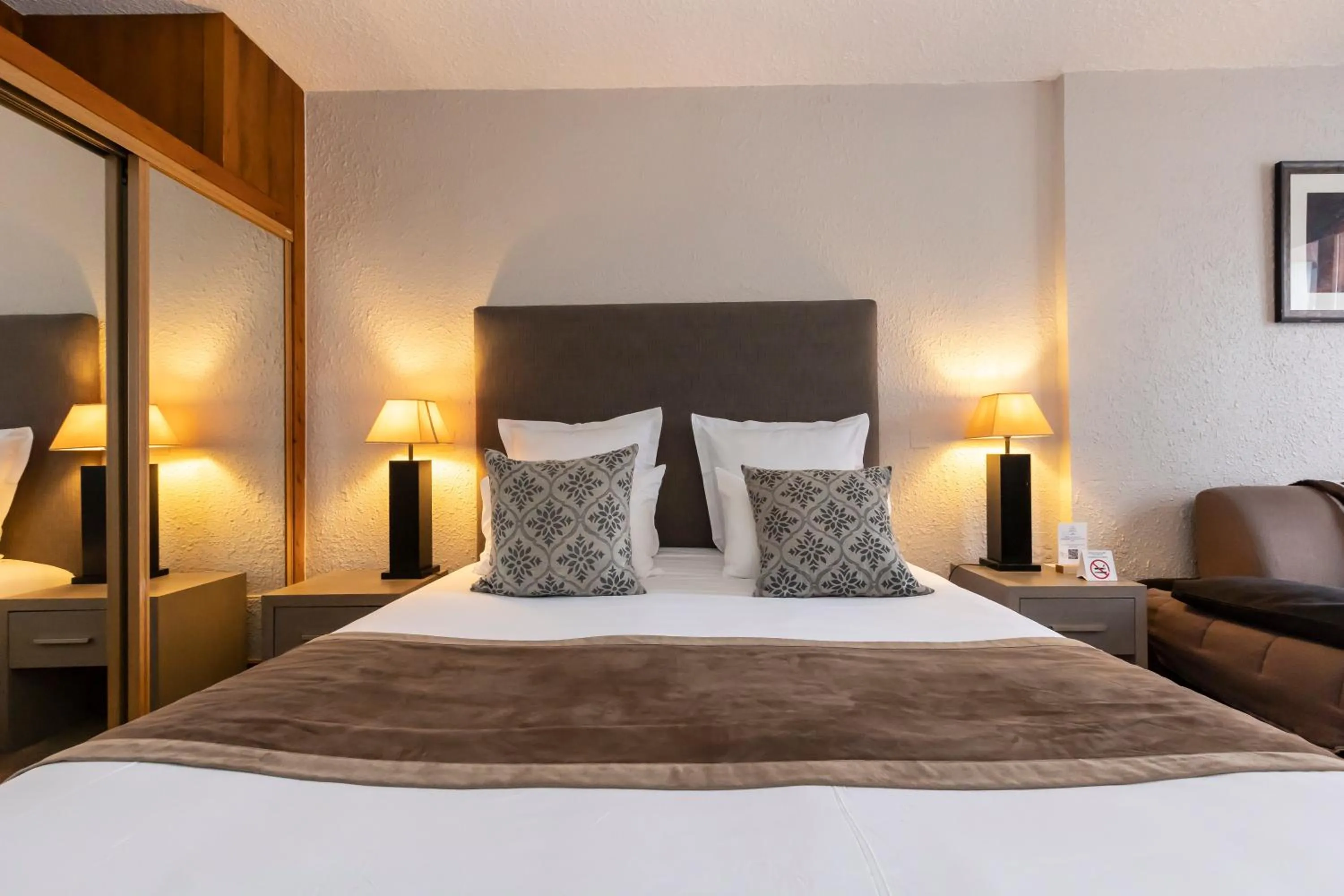 Bed in Odalys Hotel New Solarium