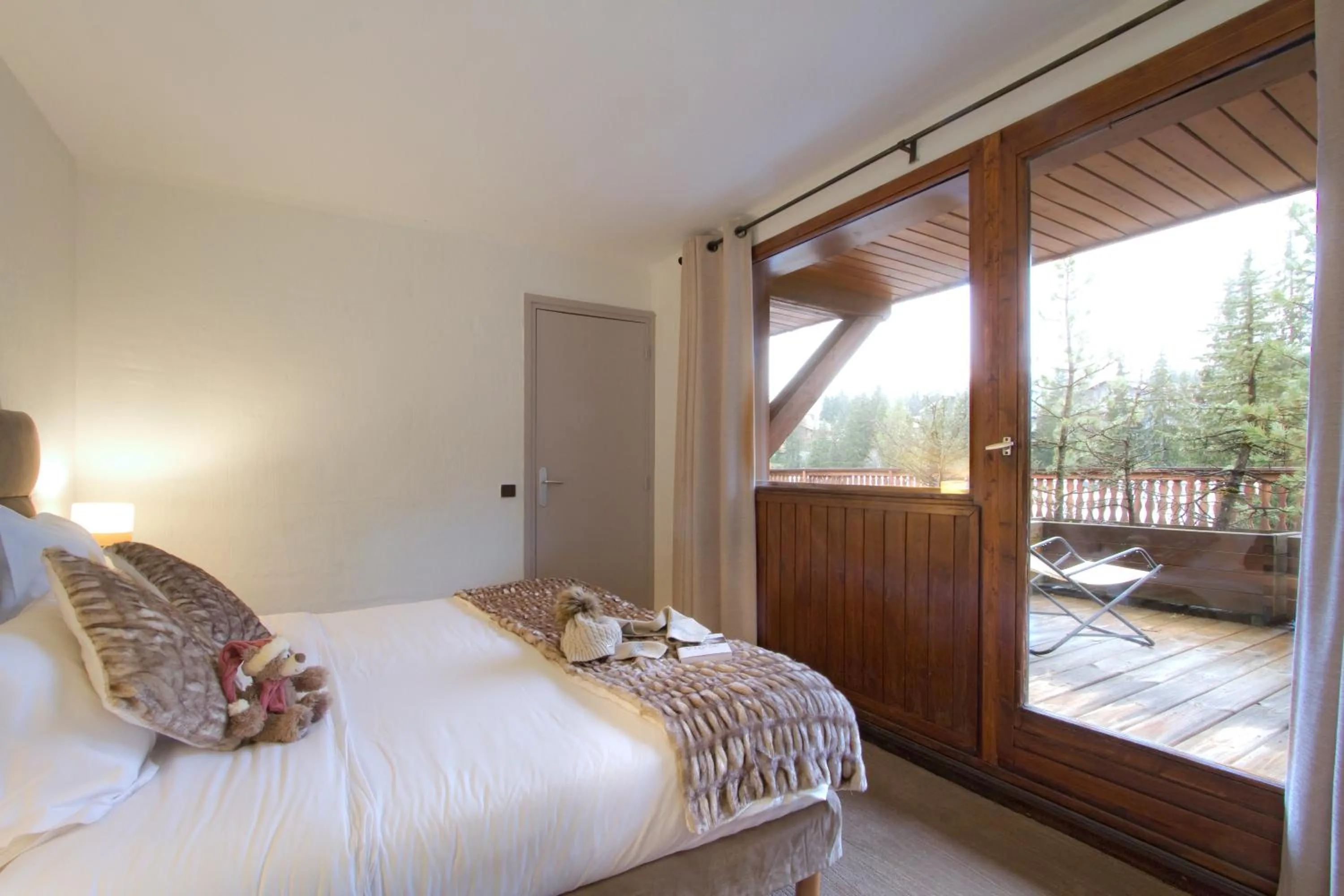 Bed in Odalys Hotel New Solarium