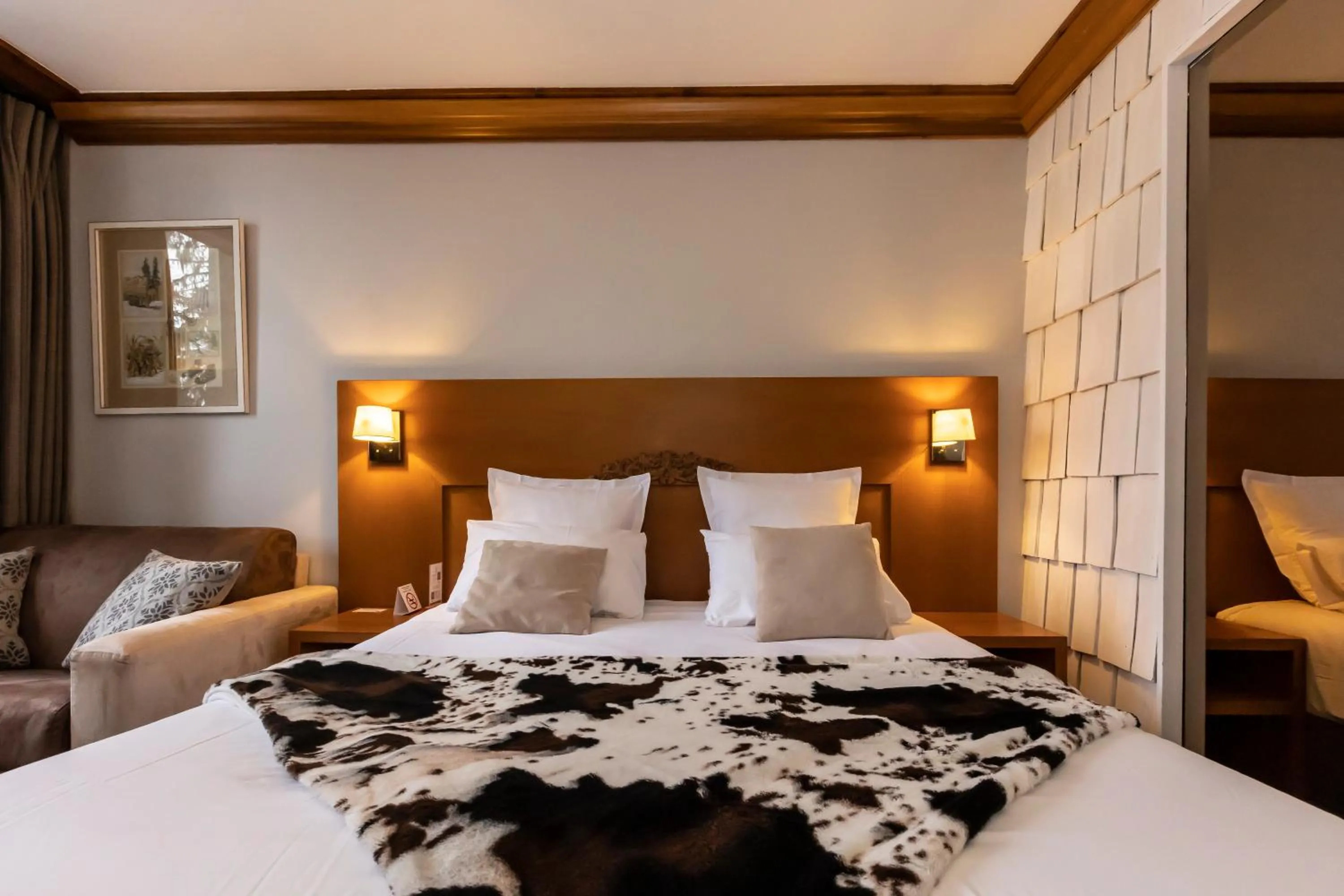 Bed in Odalys Hotel New Solarium