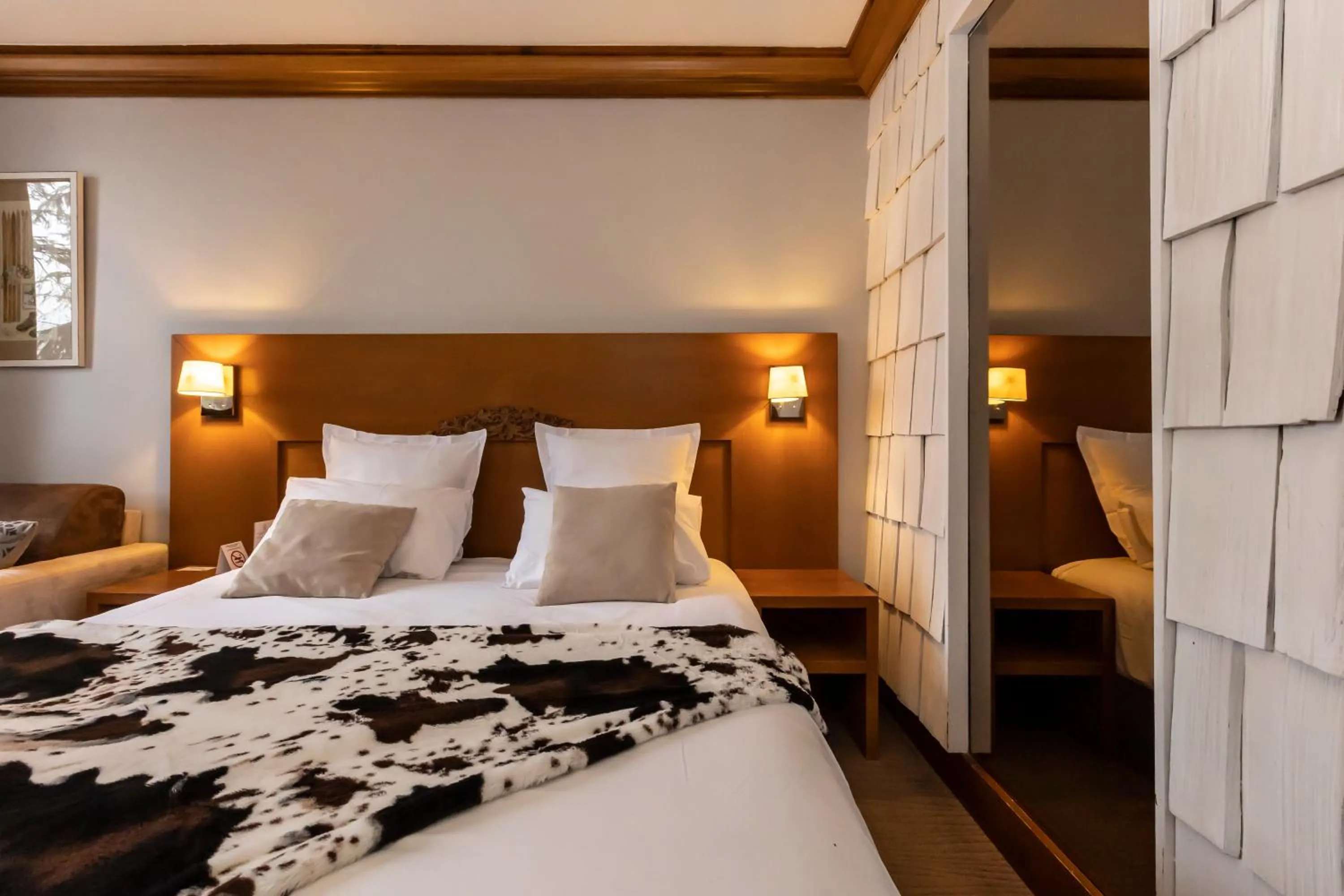 Bed in Odalys Hotel New Solarium