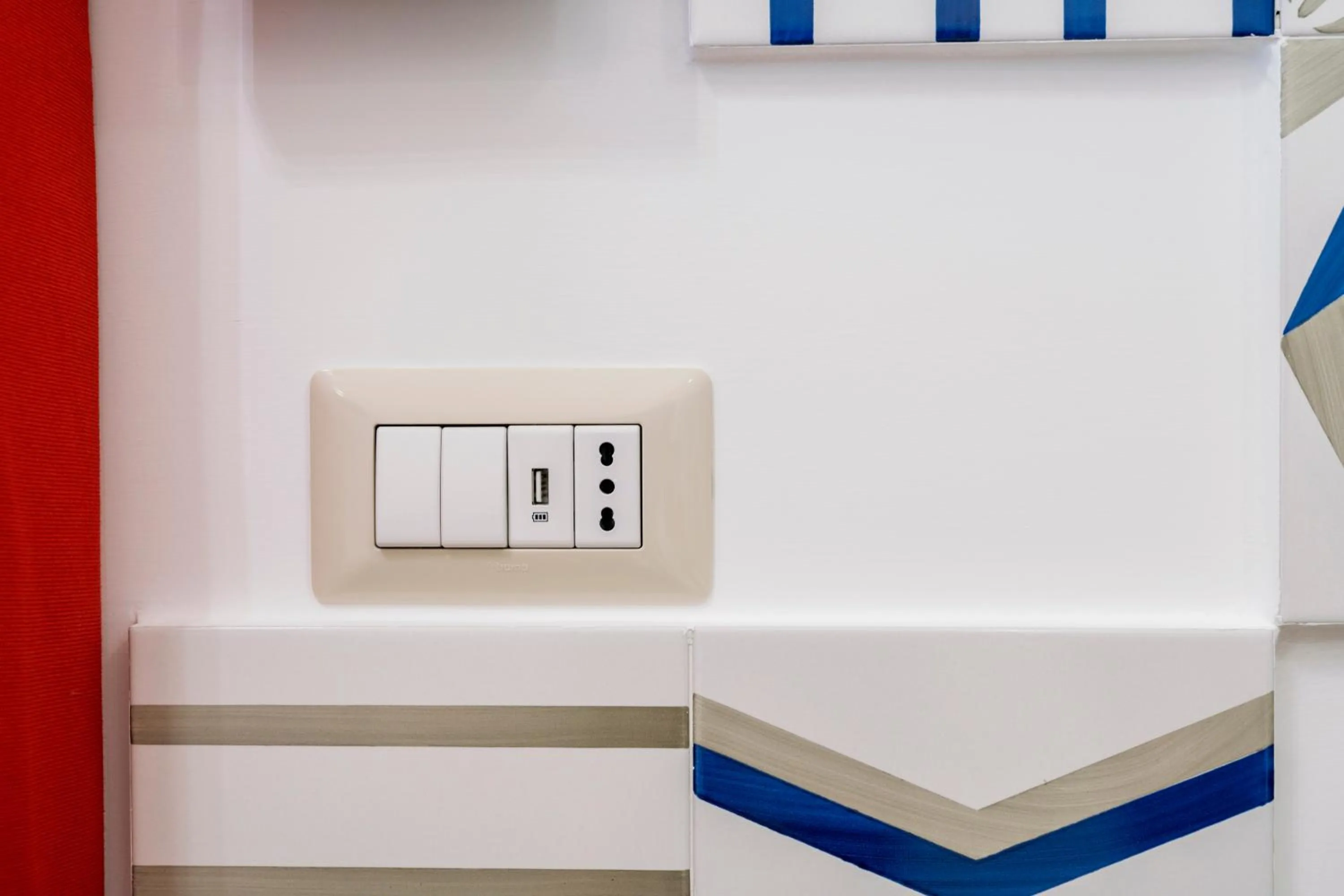 Decorative detail in Monte Brusara Relais