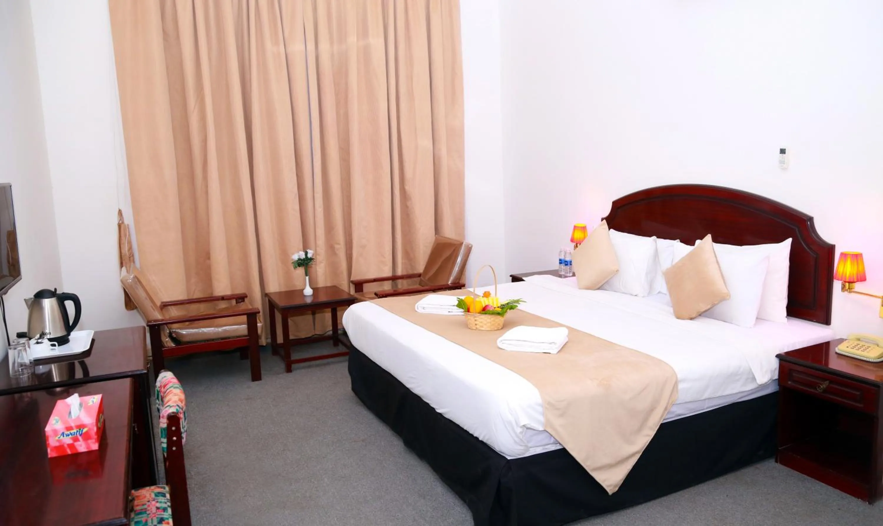 Bed in Ibri Oasis Hotel