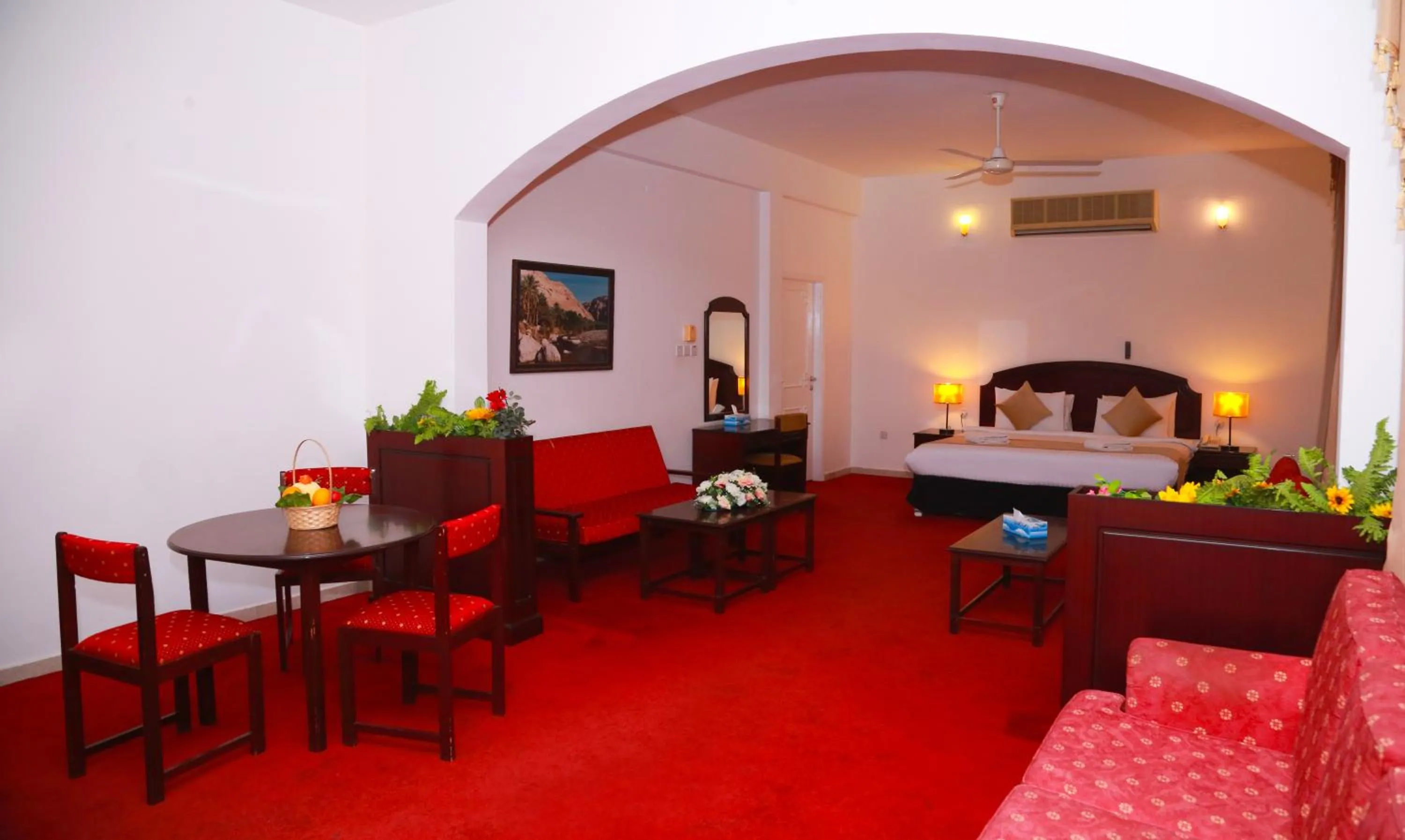 Living room in Ibri Oasis Hotel