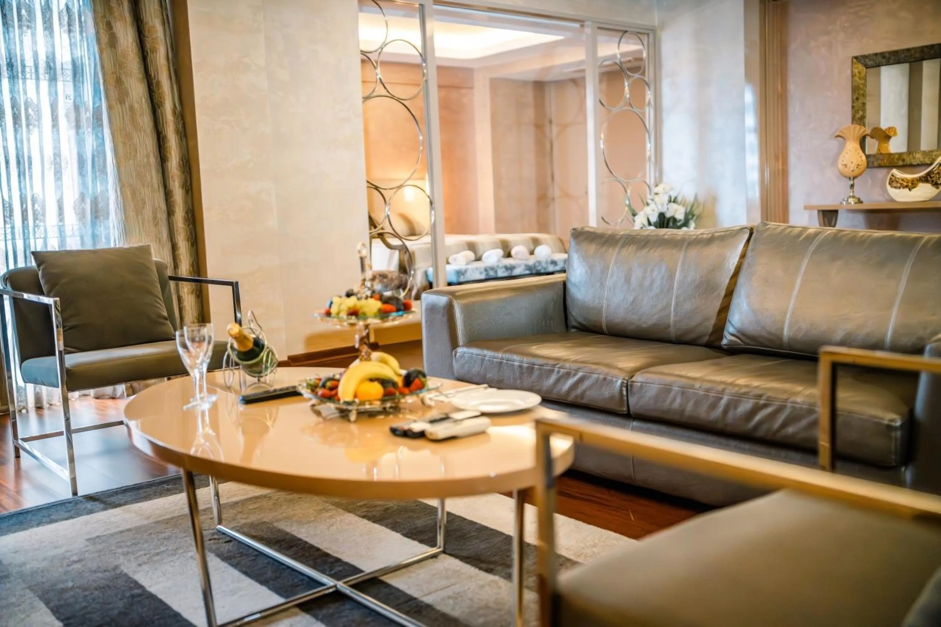 Seating area in Prime Beach Hotel