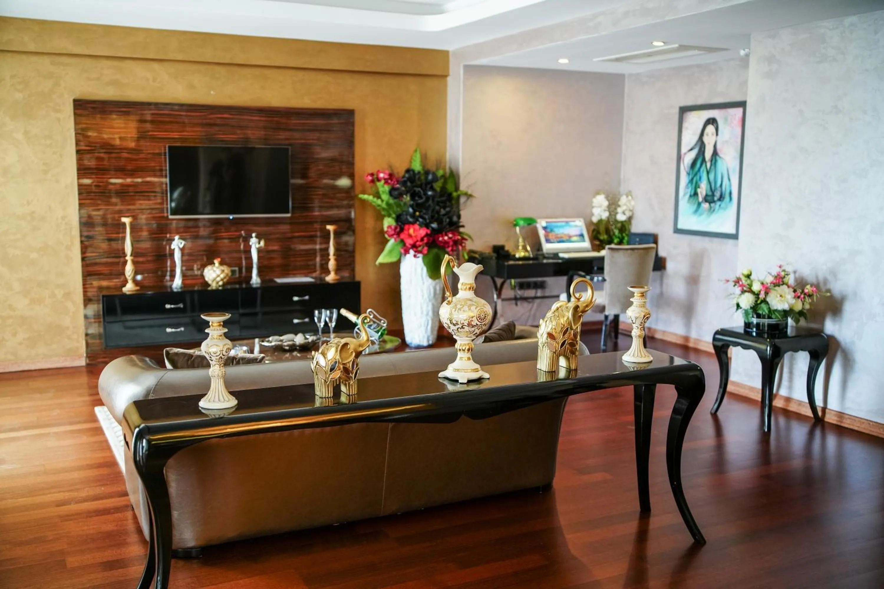 Seating area in Prime Beach Hotel