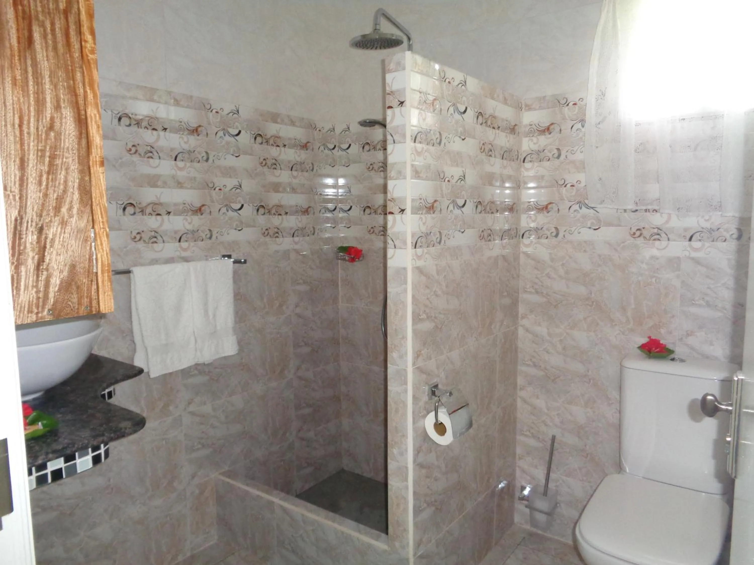 Shower in Chez Michellin Pensions Residence