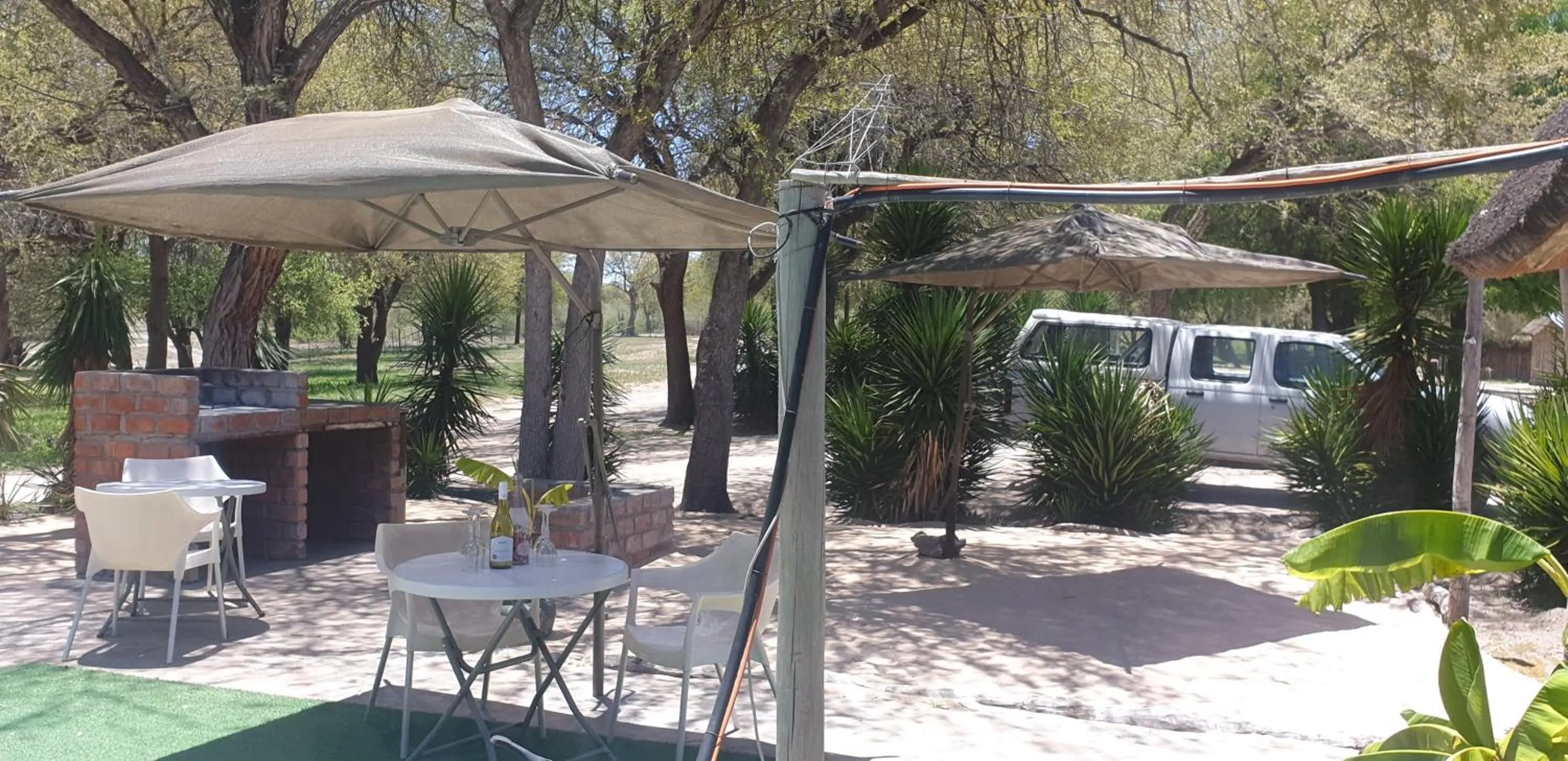 Dining area in Paradise Camp Game Lodge