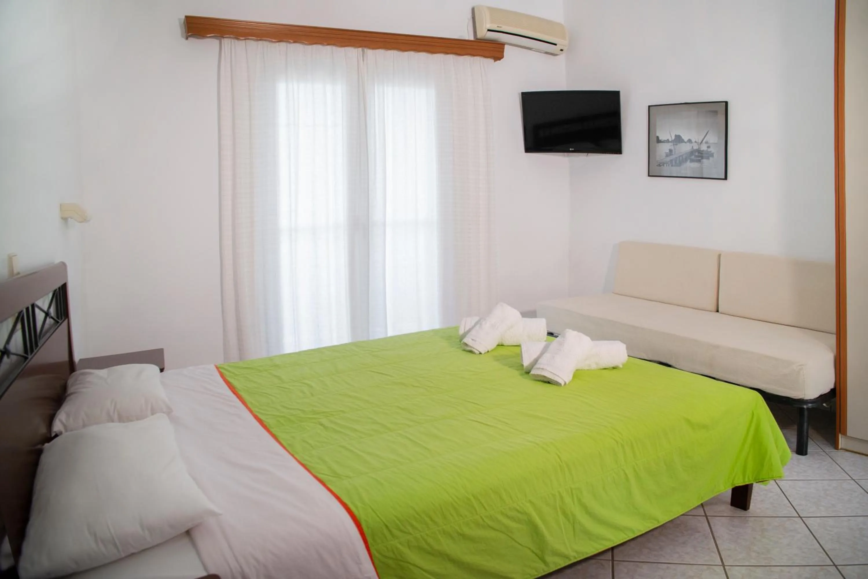 Bed in Spiros Studios