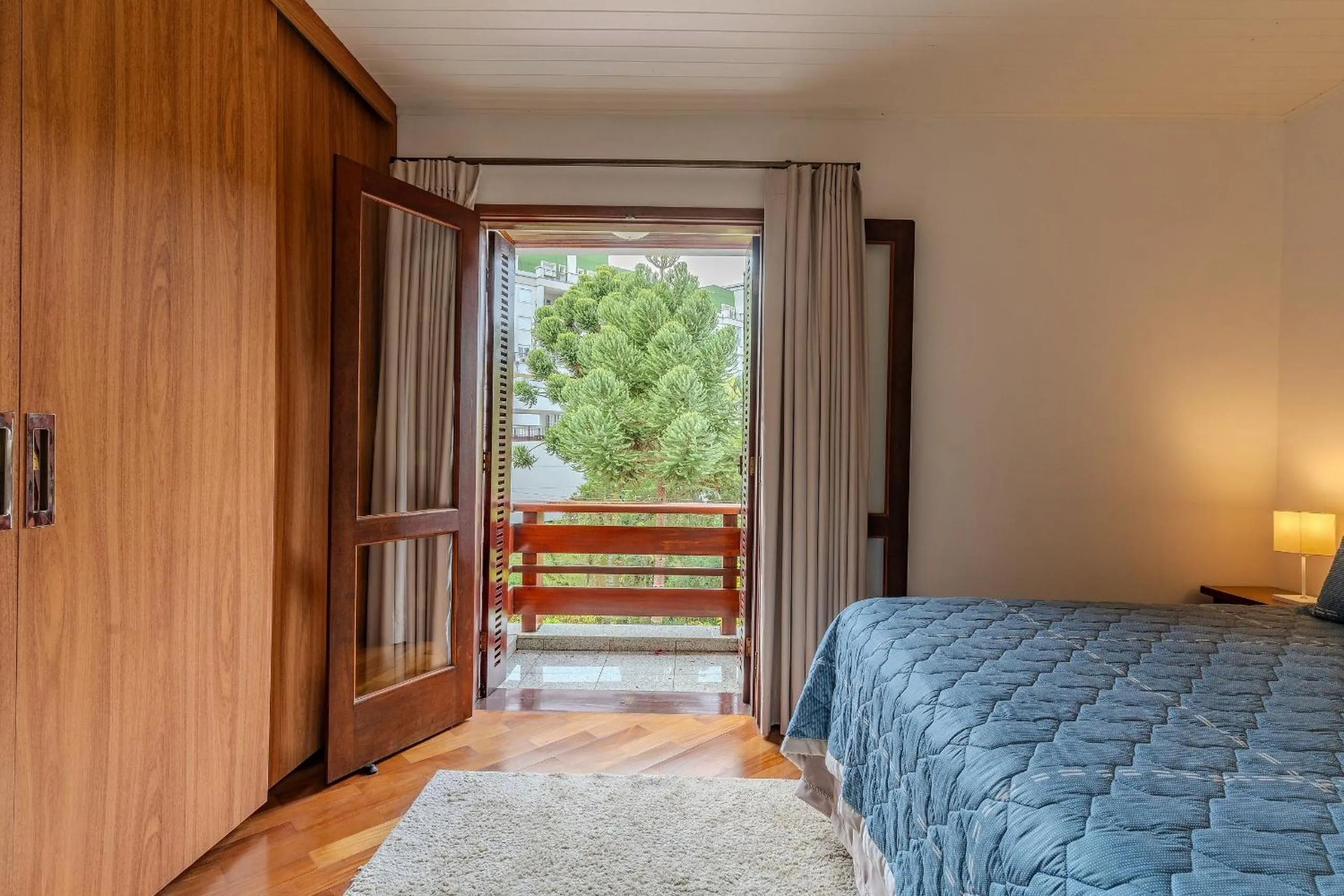 Bed in Lindo Apartamento próximo ao centro do Capivari