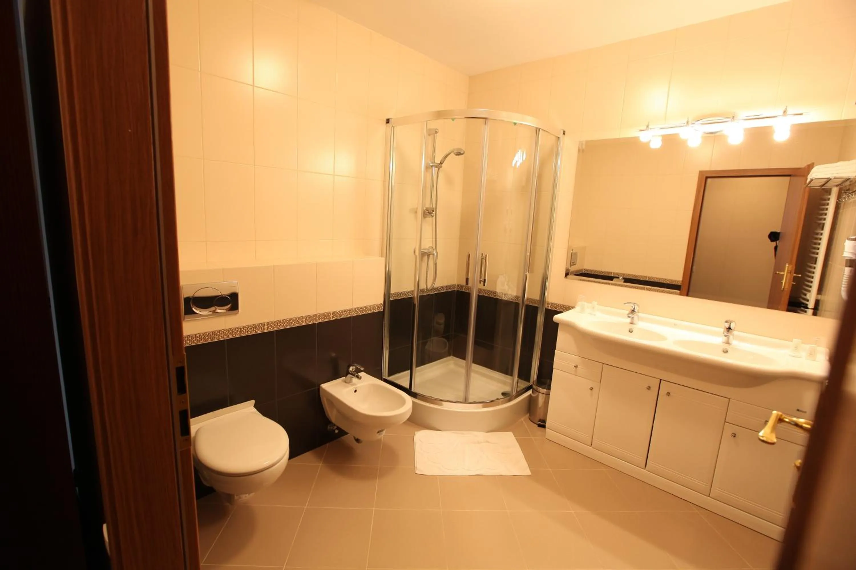 Bathroom in Hotel Janusz