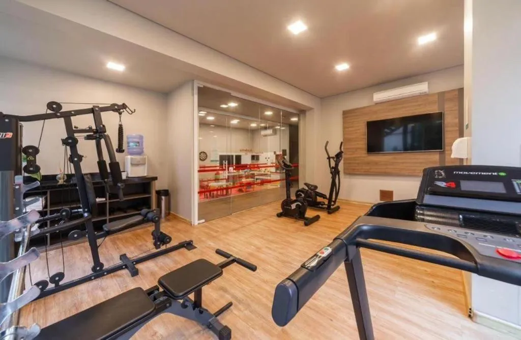 Fitness centre/facilities in Hotel Laghetto Stilo Borges