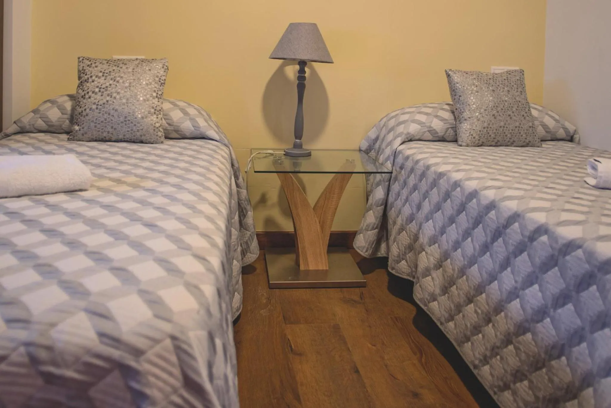 Bed in Hotel Rural Aznaitín