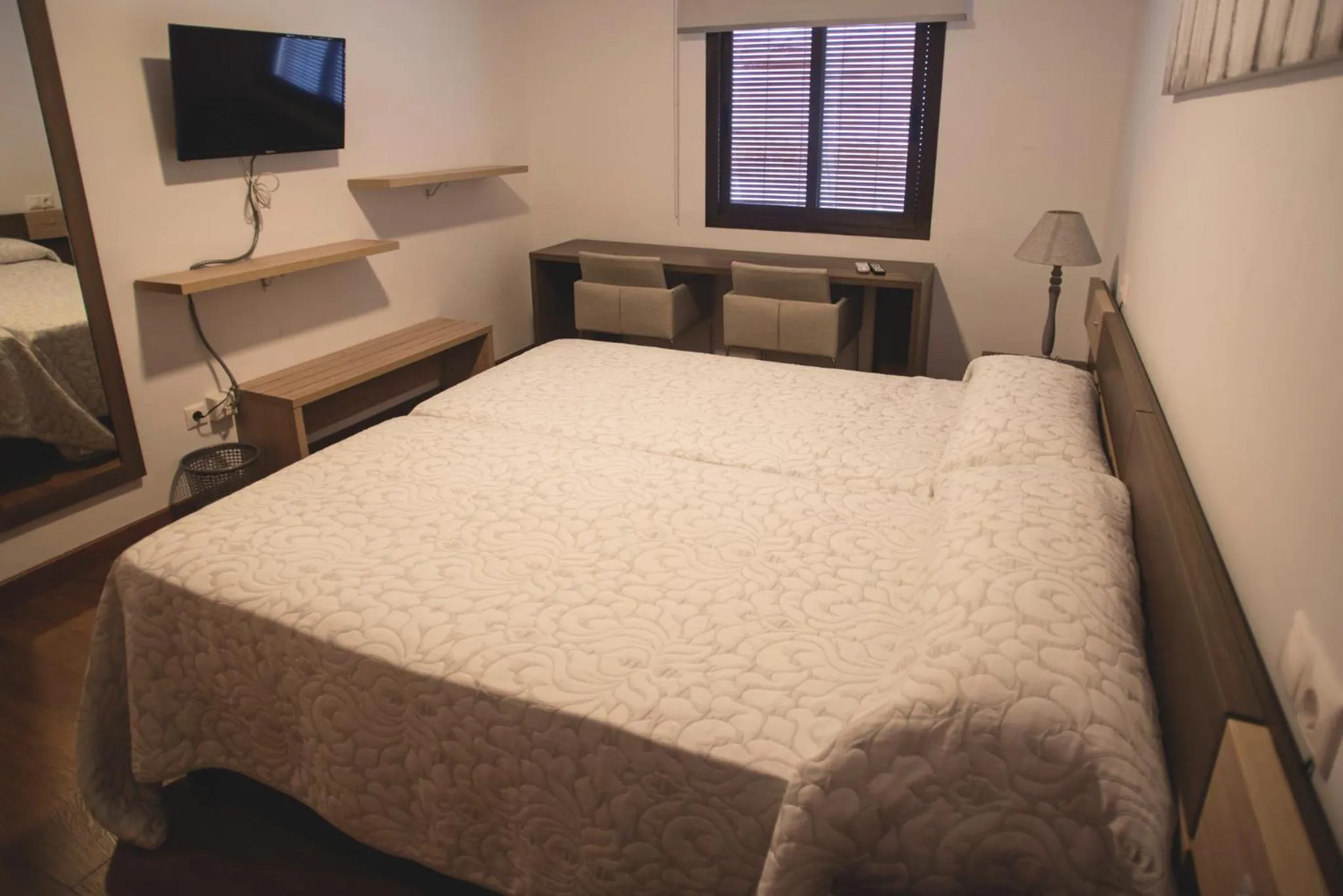 Bed in Hotel Rural Aznaitín