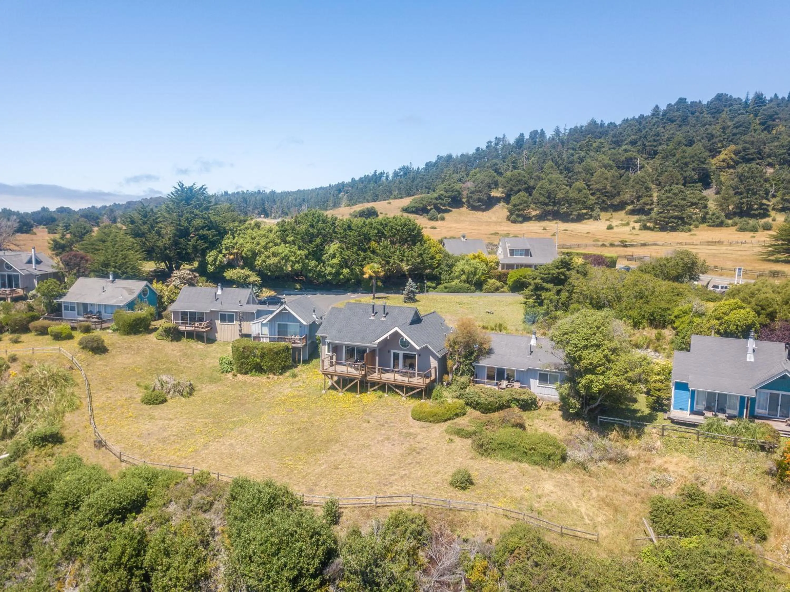 Bird's eye view in SCP Mendocino Coast Lodge