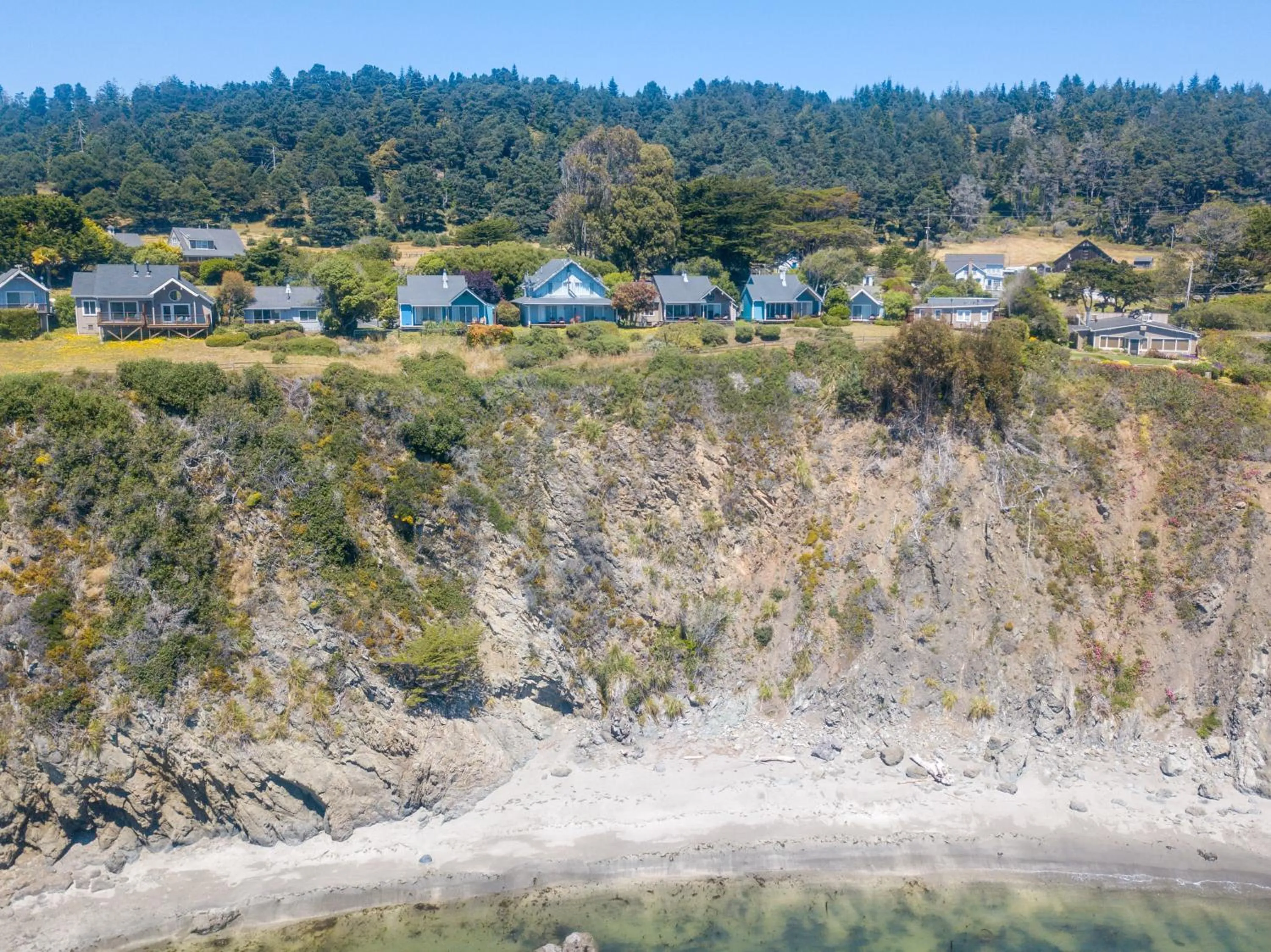 Bird's eye view in SCP Mendocino Coast Lodge
