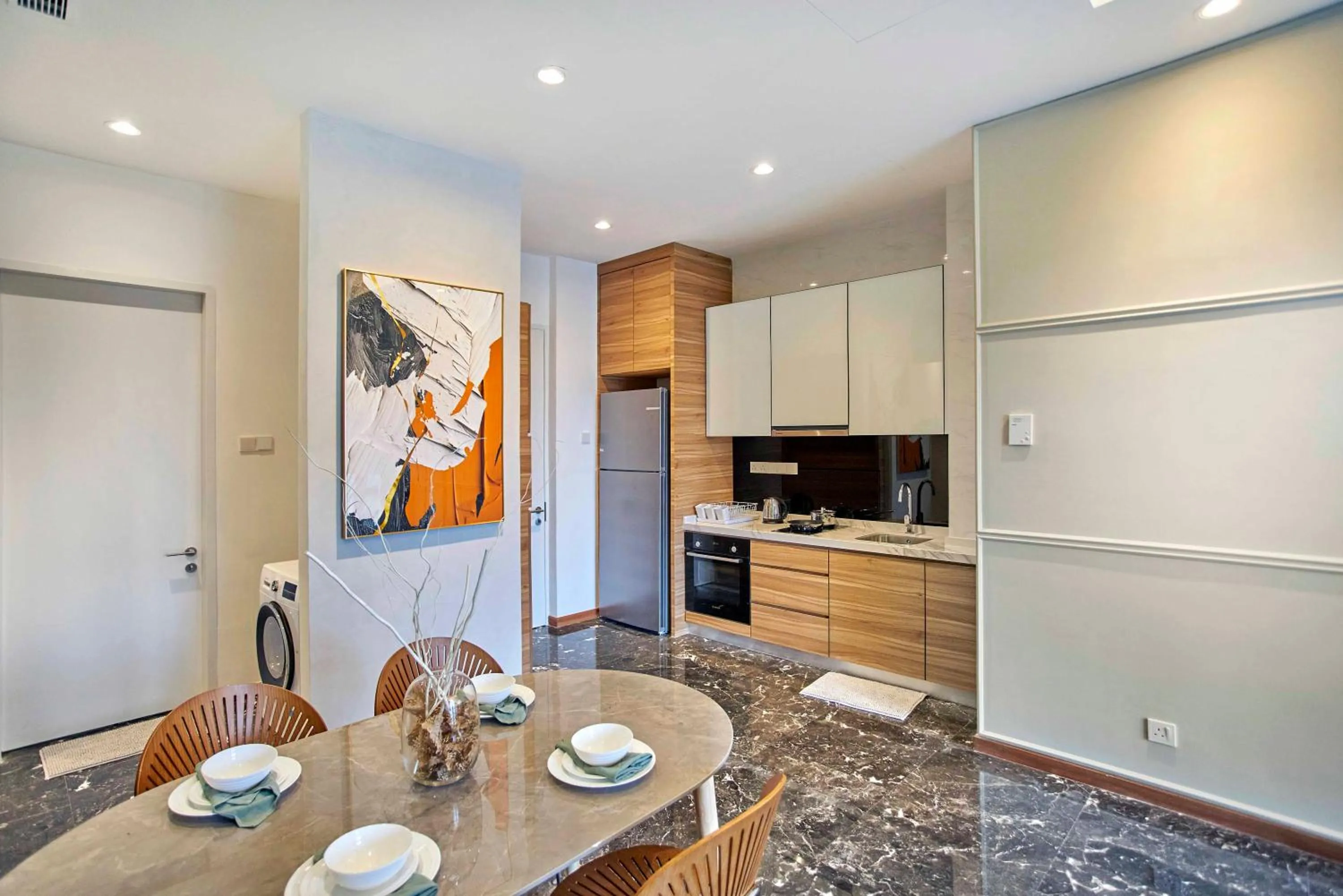 Kitchen or kitchenette in Royce Residence KLCC by Cobnb