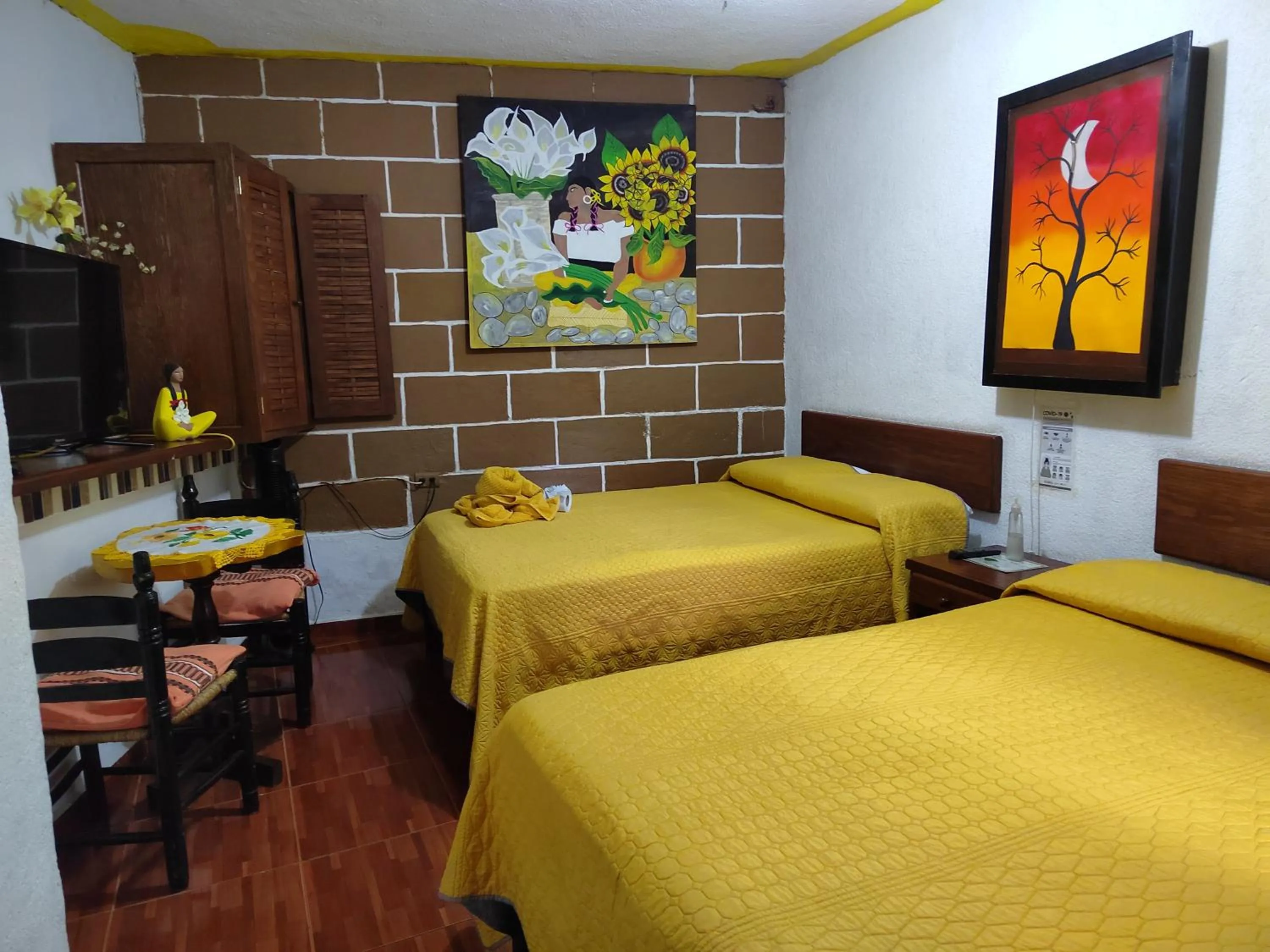 Bed in Casa Ticitl temazcalli