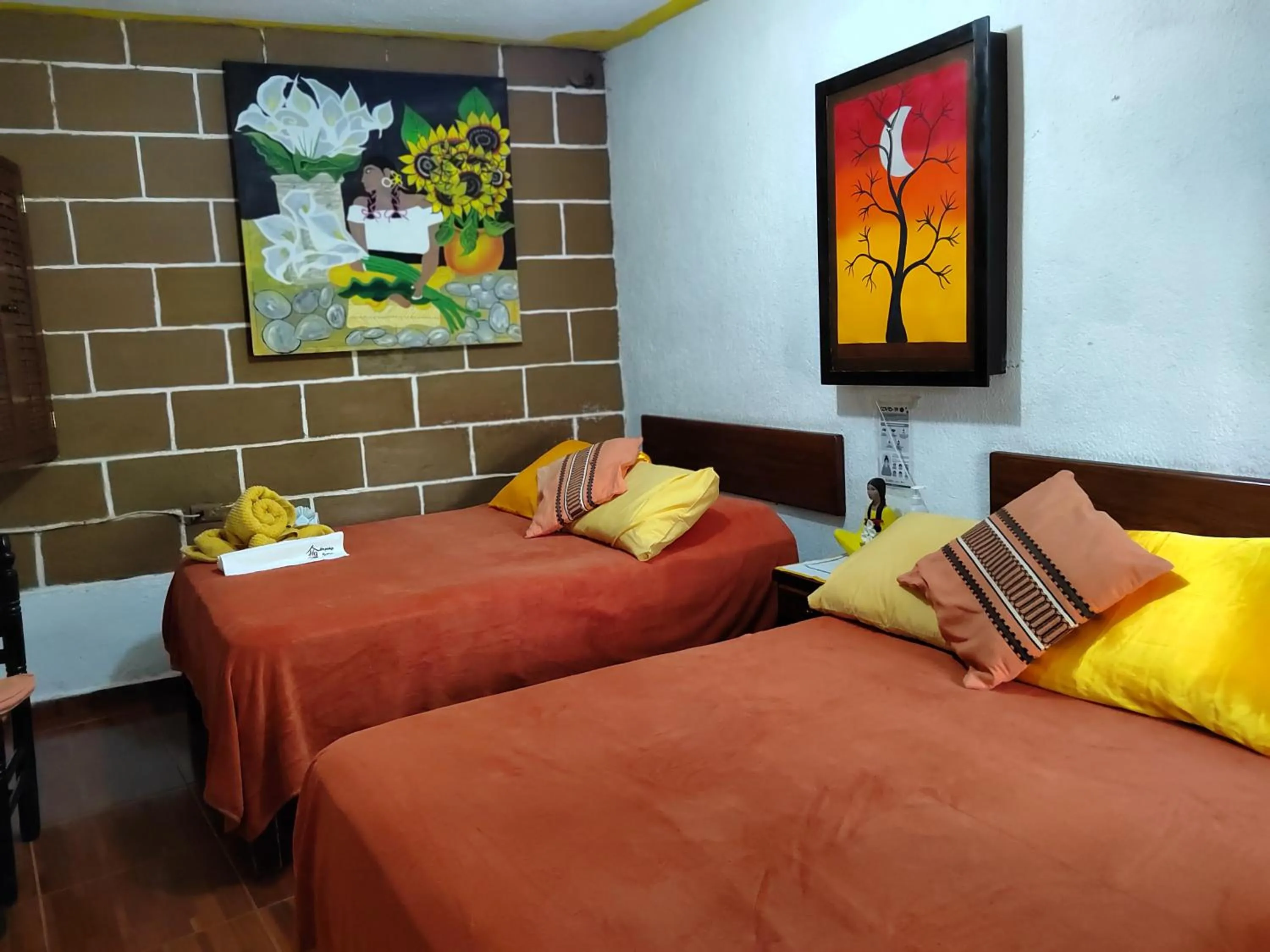 Bed in Casa Ticitl temazcalli