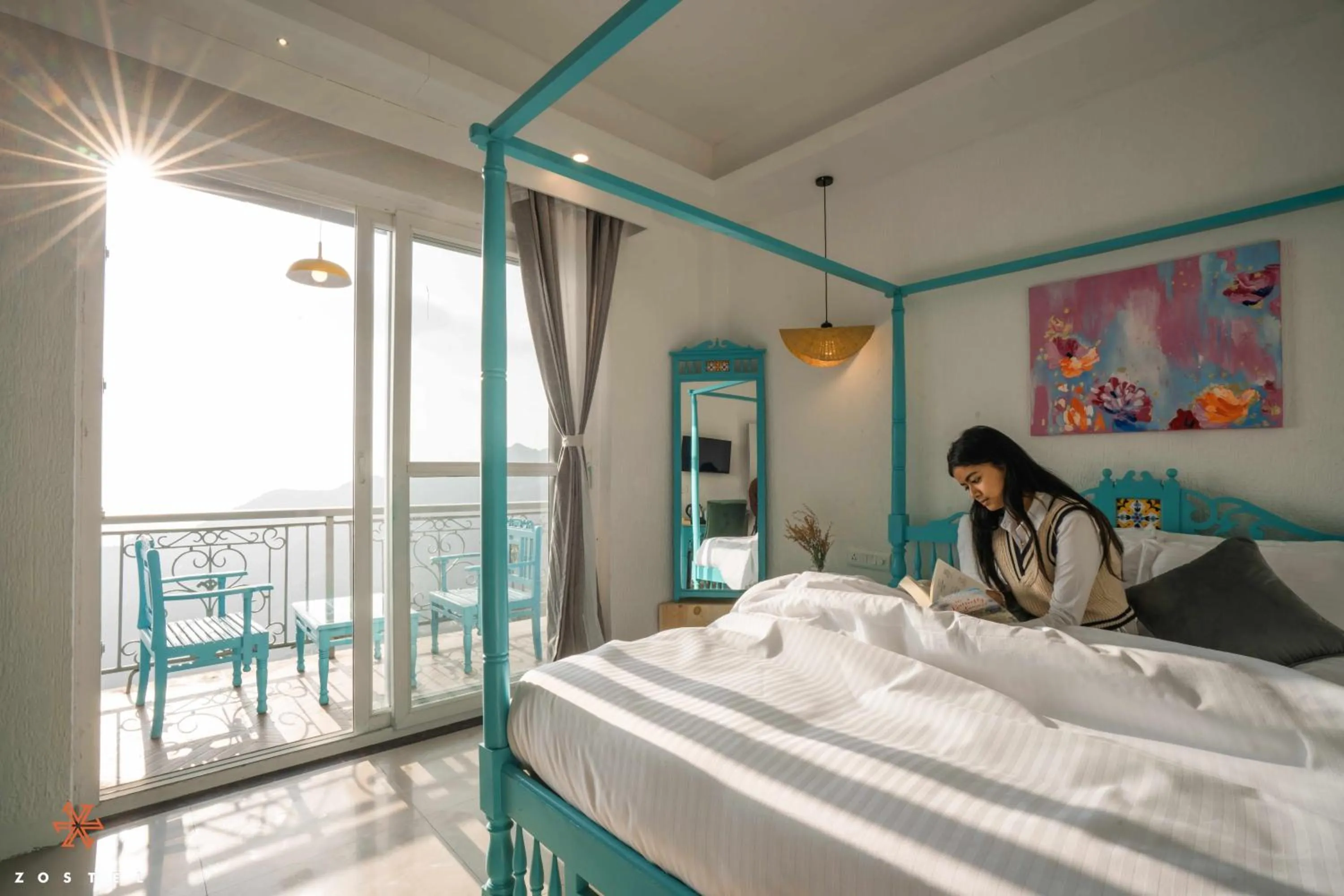 Bed in Zostel Mussoorie, Mall Road