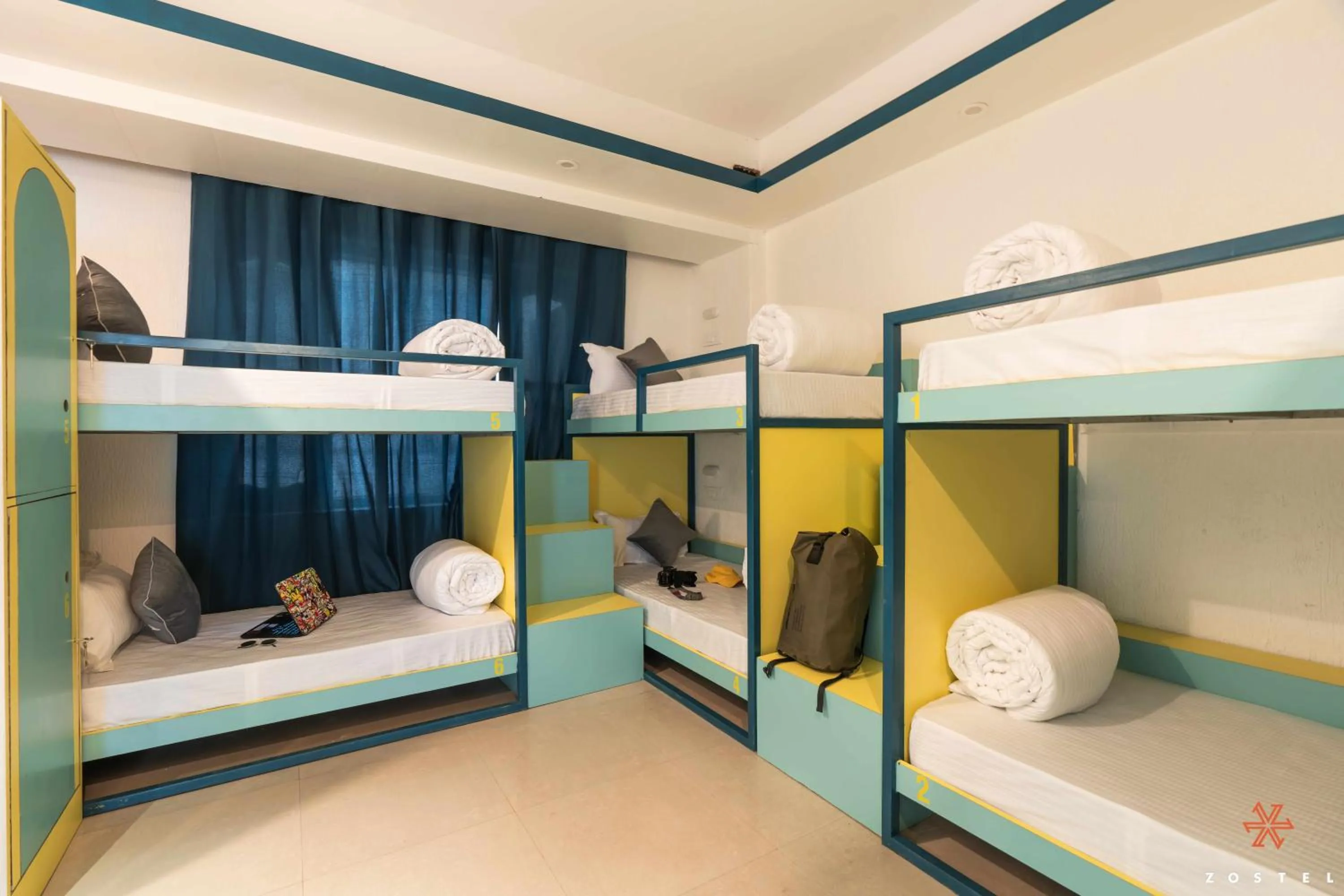 Bed in Zostel Mussoorie, Mall Road