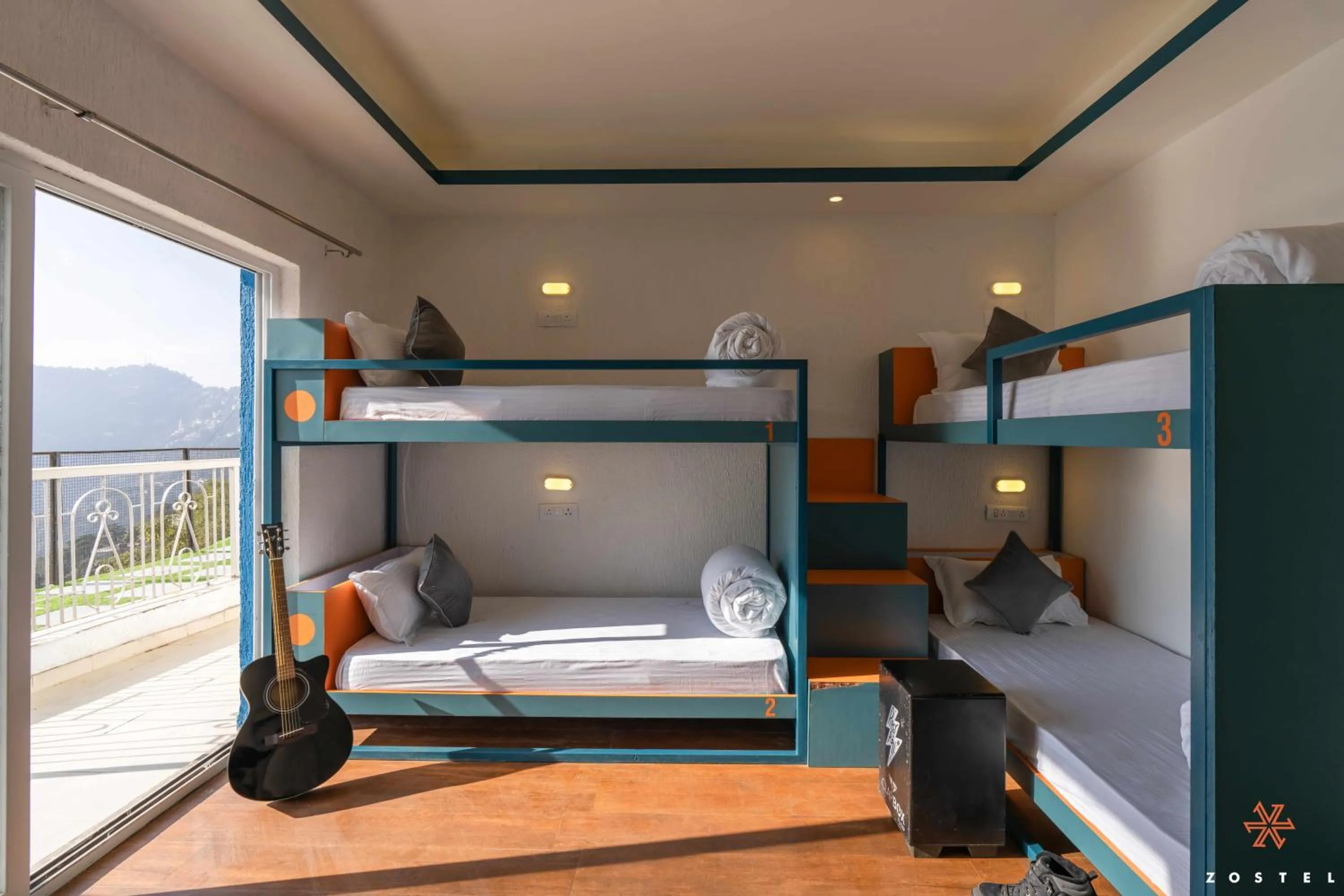 Bed in Zostel Mussoorie, Mall Road