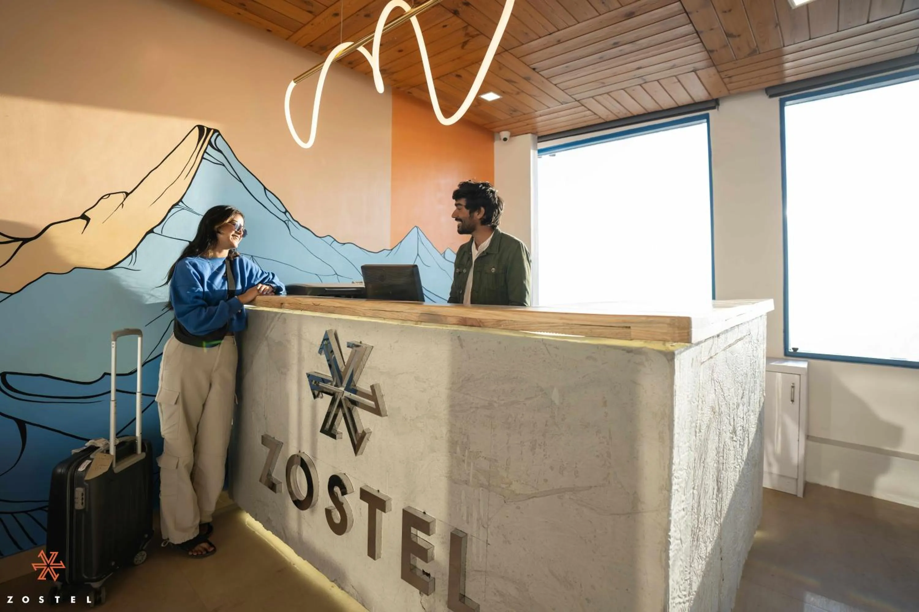 Property logo or sign in Zostel Mussoorie, Mall Road