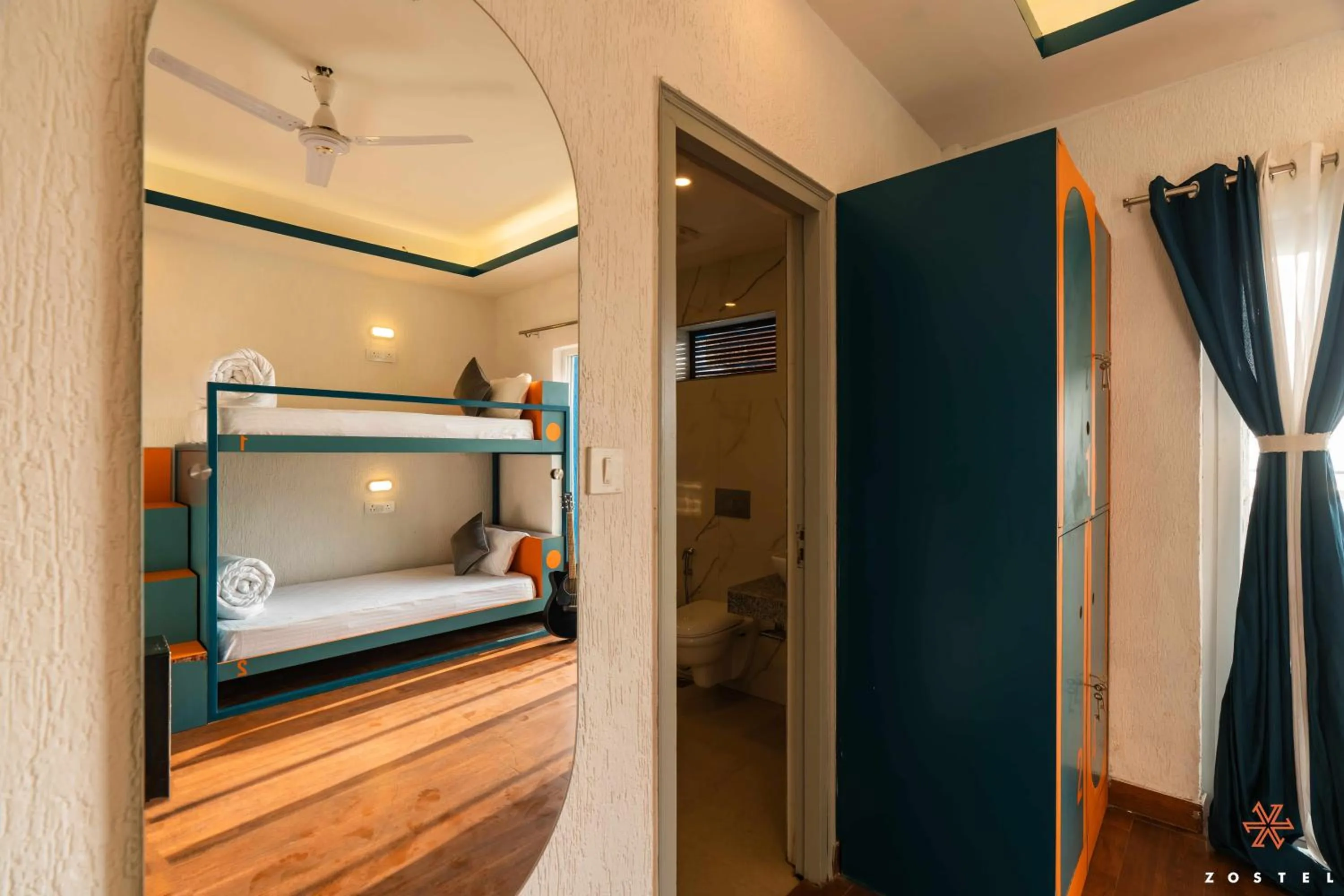 Bed in Zostel Mussoorie, Mall Road