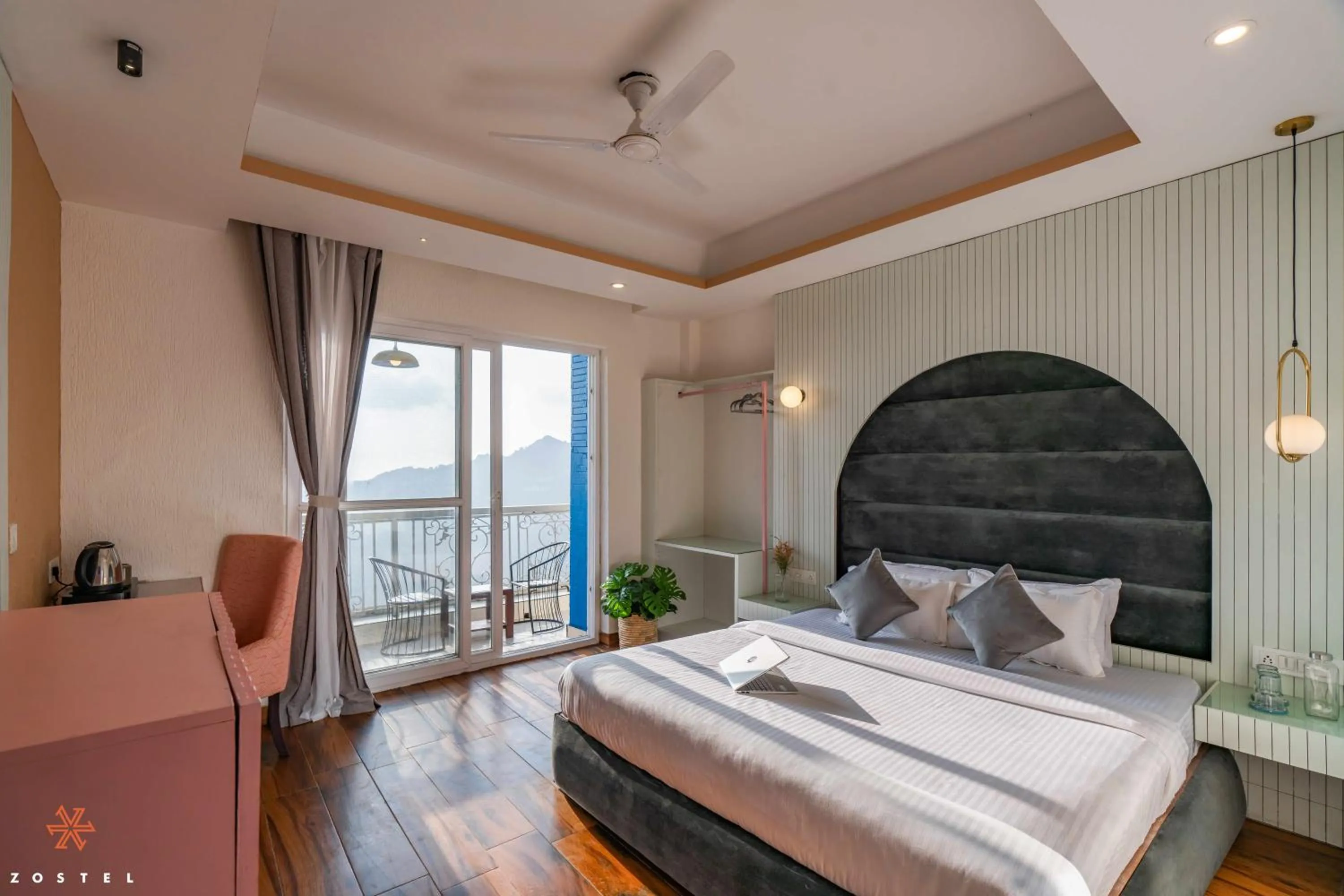 View (from property/room), Bed in Zostel Mussoorie, Mall Road