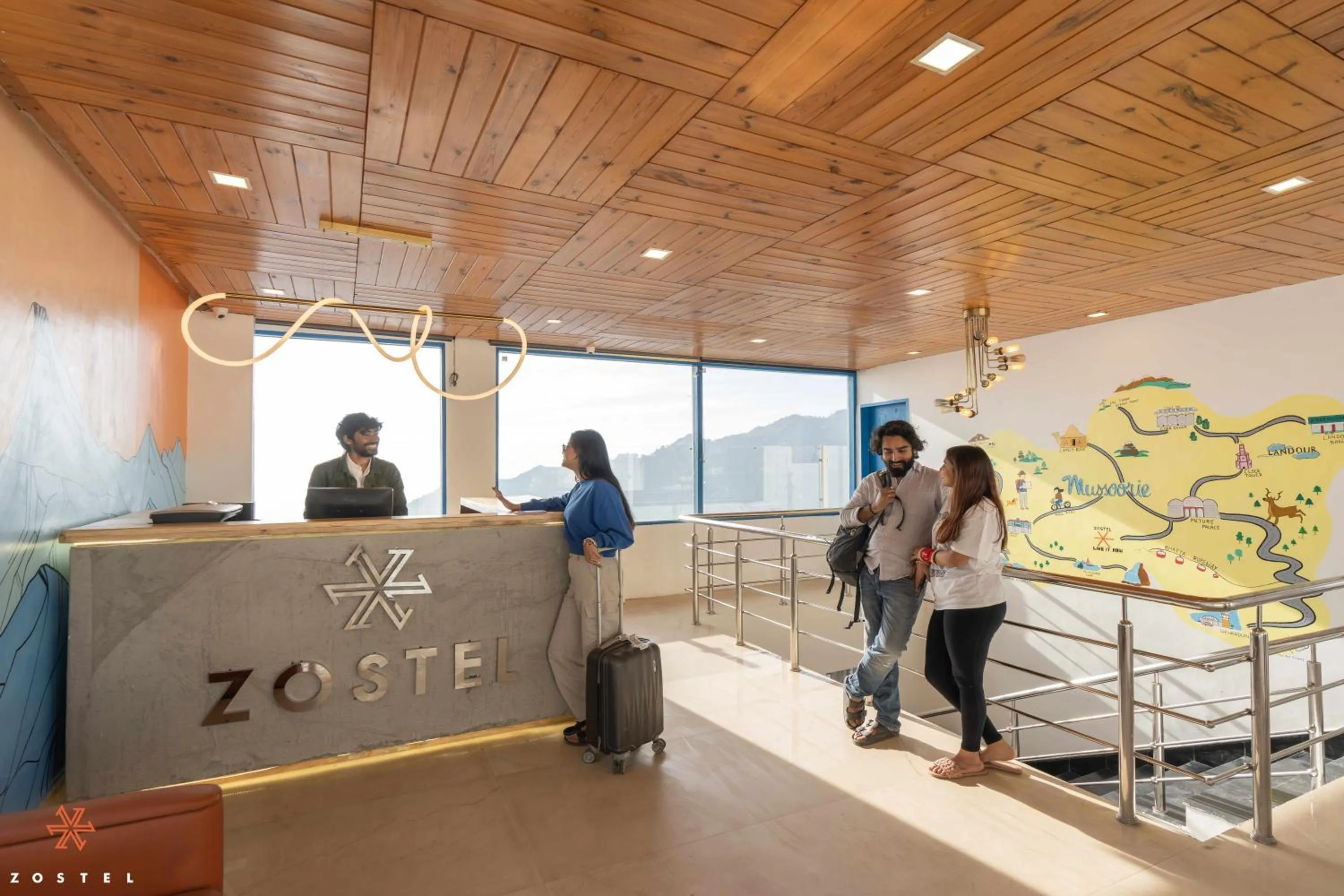 People in Zostel Mussoorie, Mall Road