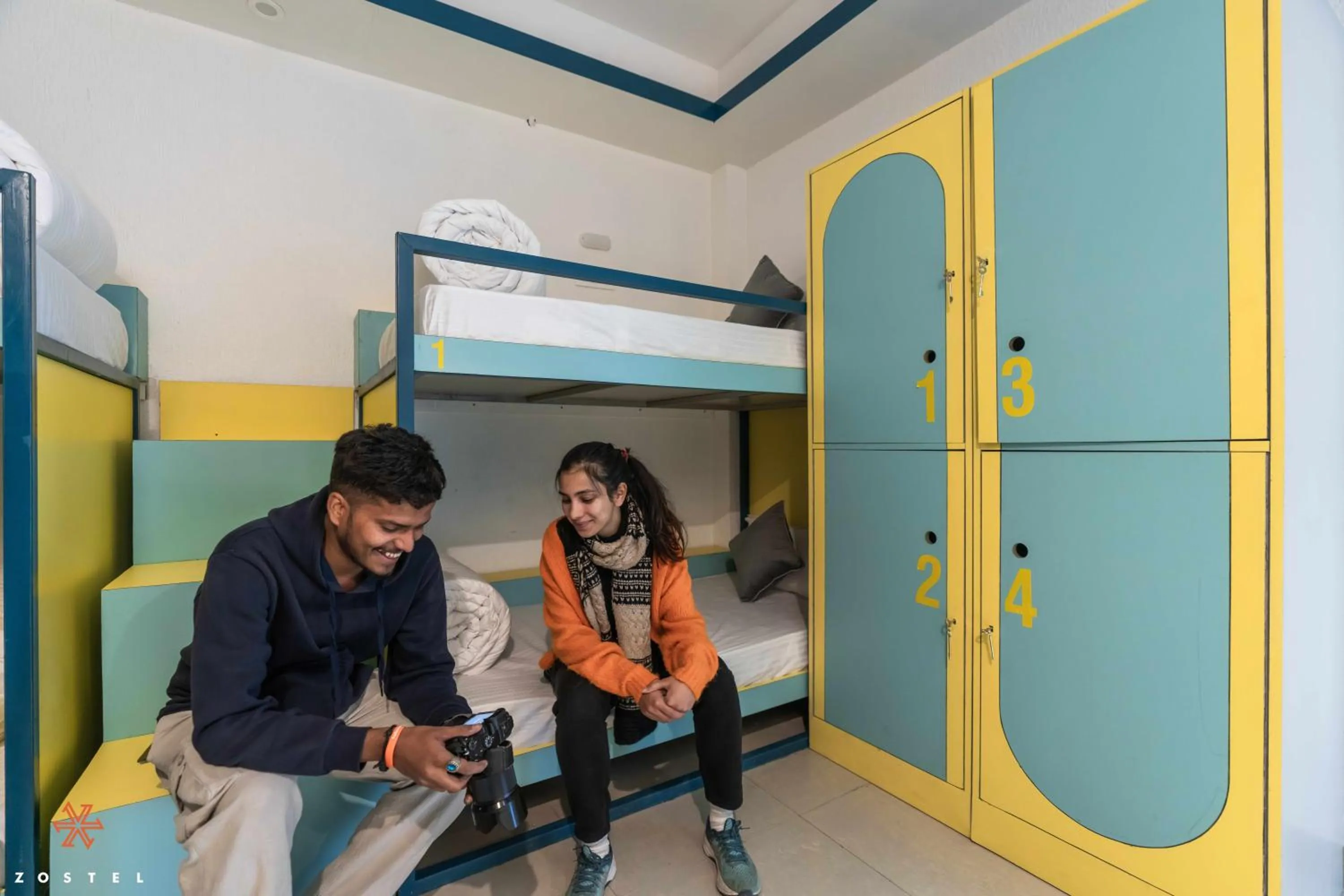 Bed in Zostel Mussoorie, Mall Road