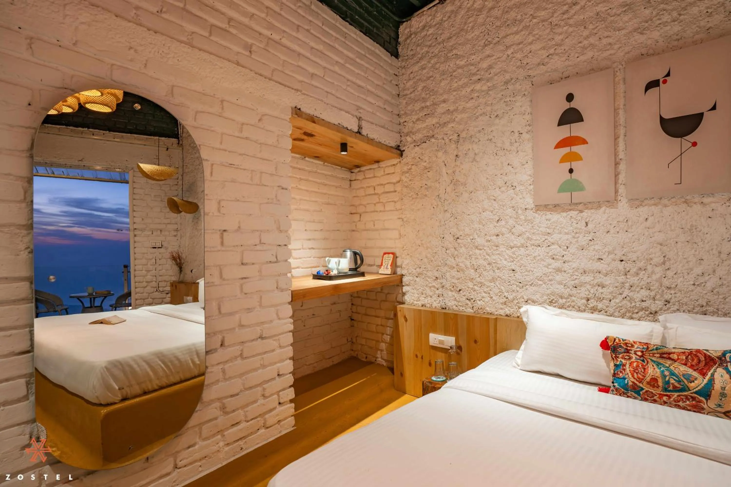 Bed in Zostel Mussoorie, Mall Road