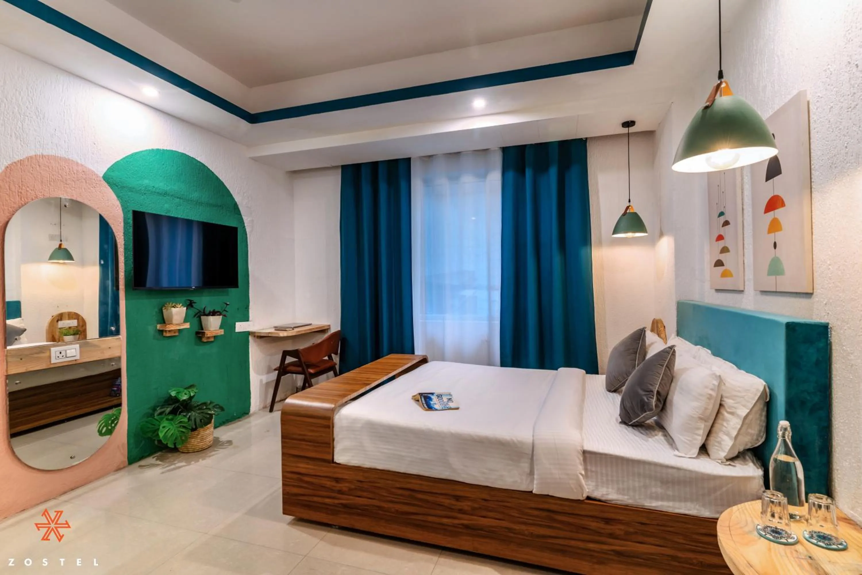 Bed in Zostel Mussoorie, Mall Road