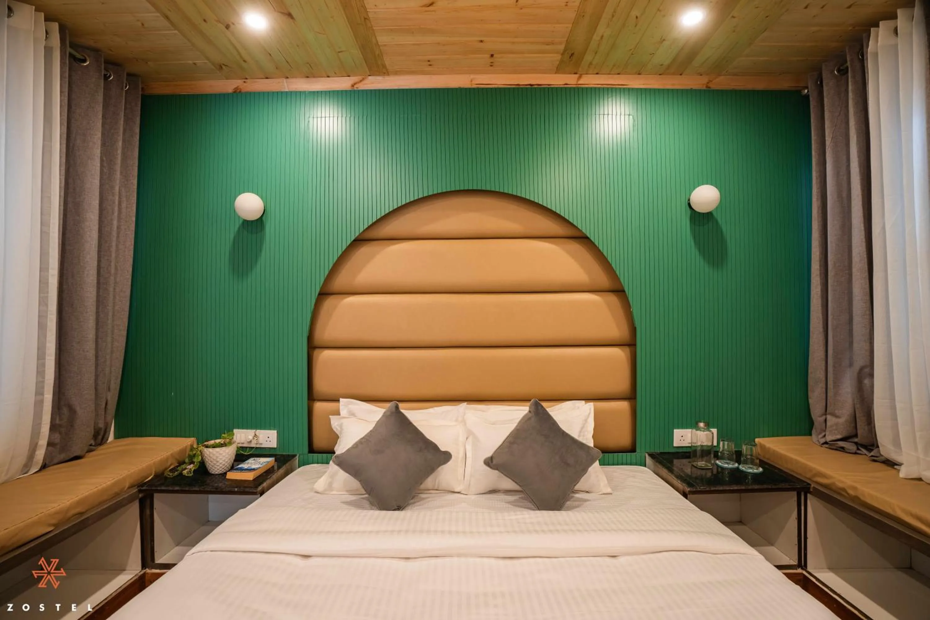 Bed in Zostel Mussoorie, Mall Road