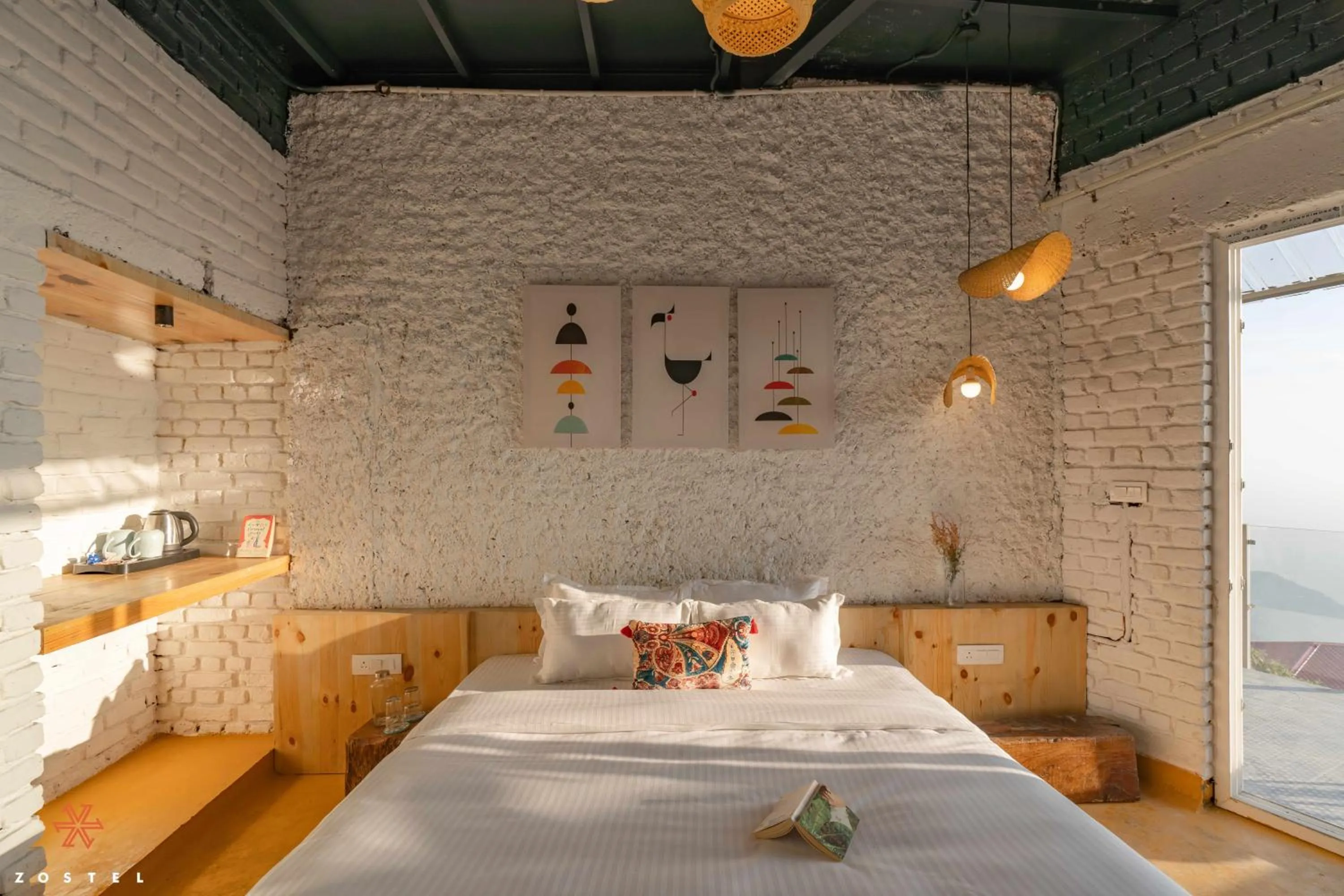 Bed in Zostel Mussoorie, Mall Road