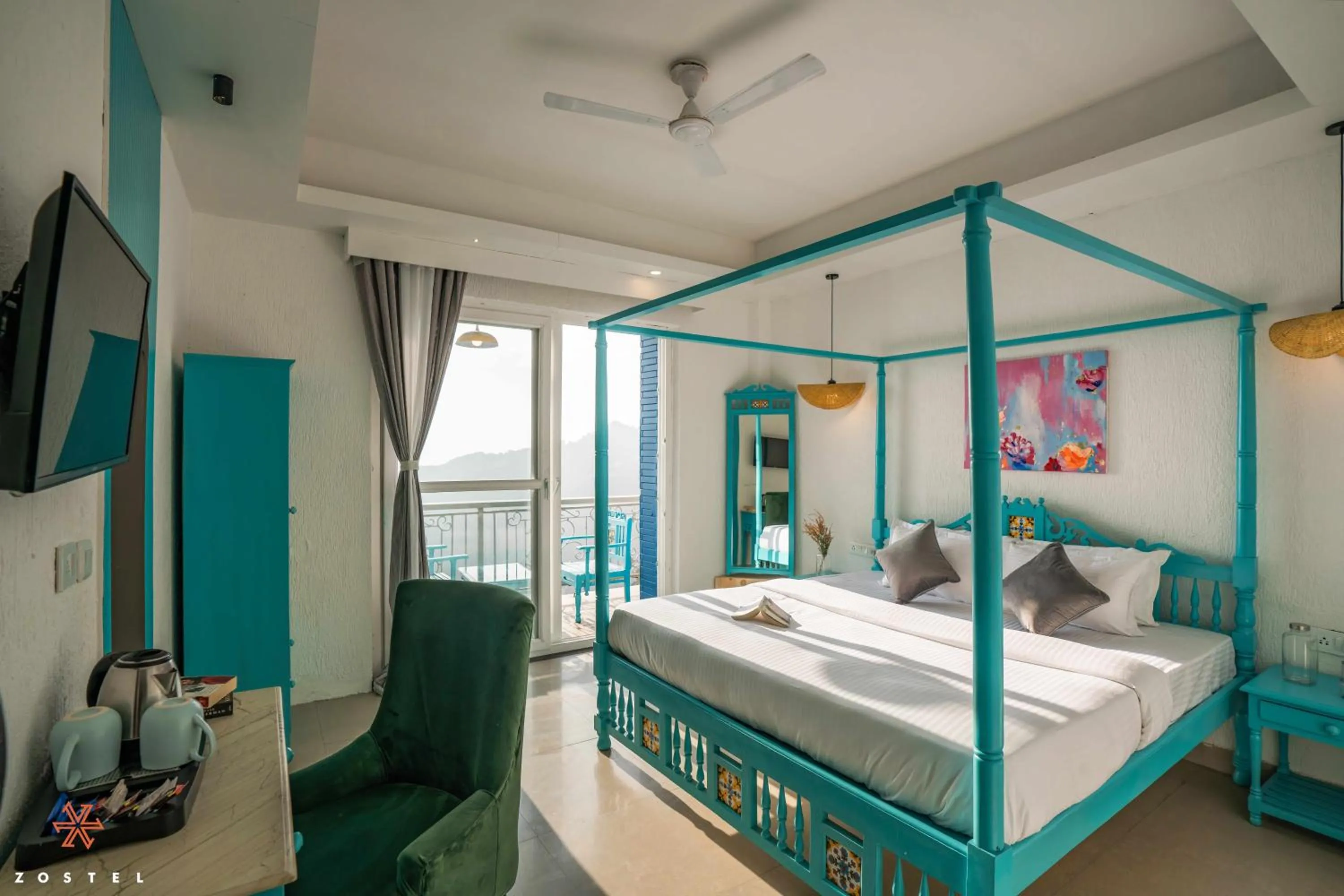 Bed in Zostel Mussoorie, Mall Road