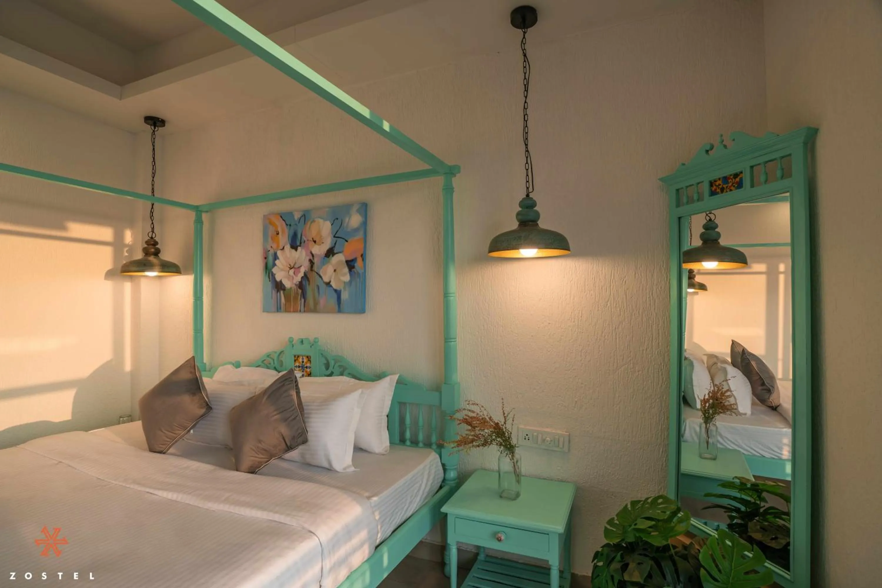 Bed in Zostel Mussoorie, Mall Road